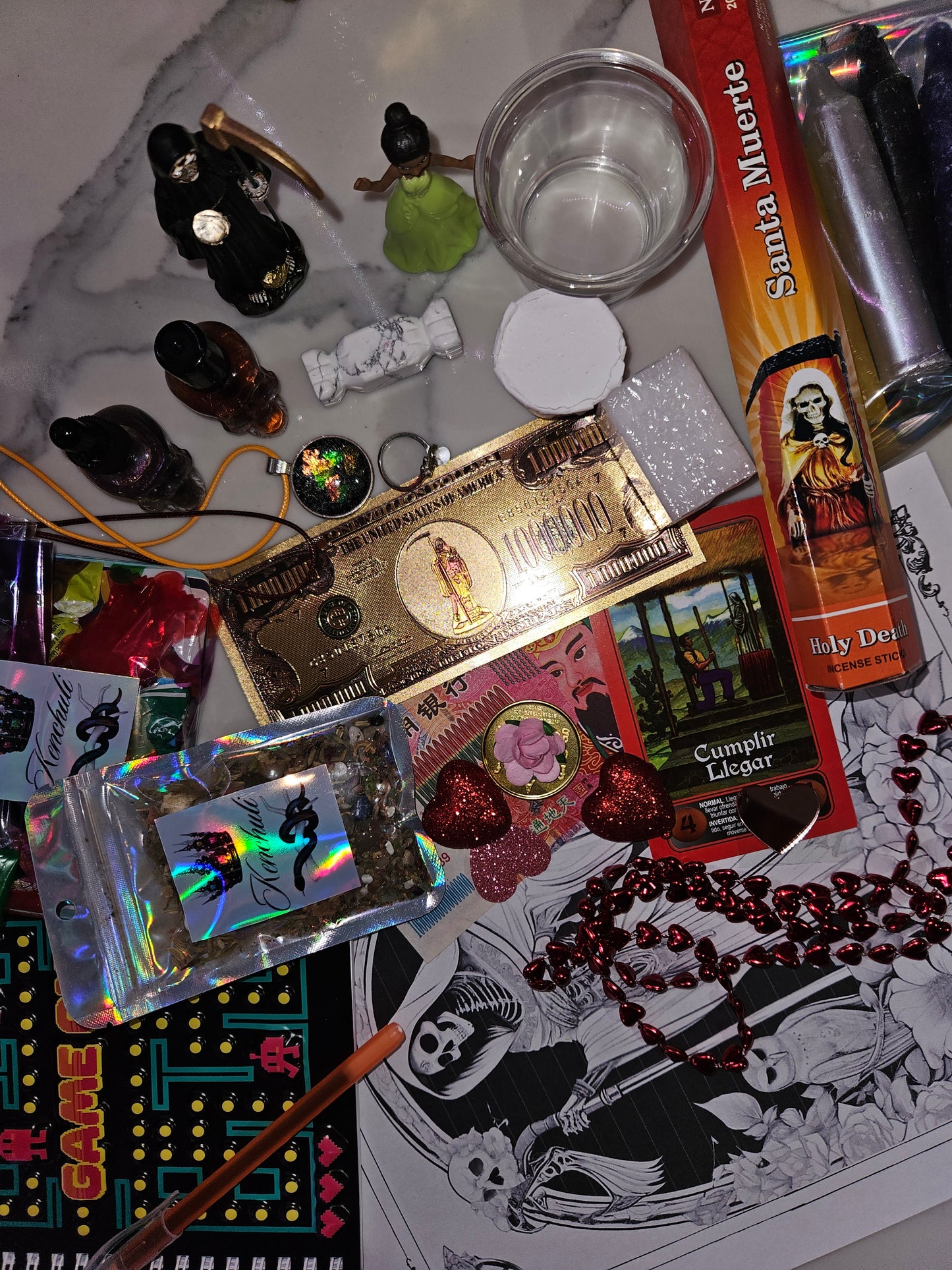 Mini Santa Muerte Statue Bundle