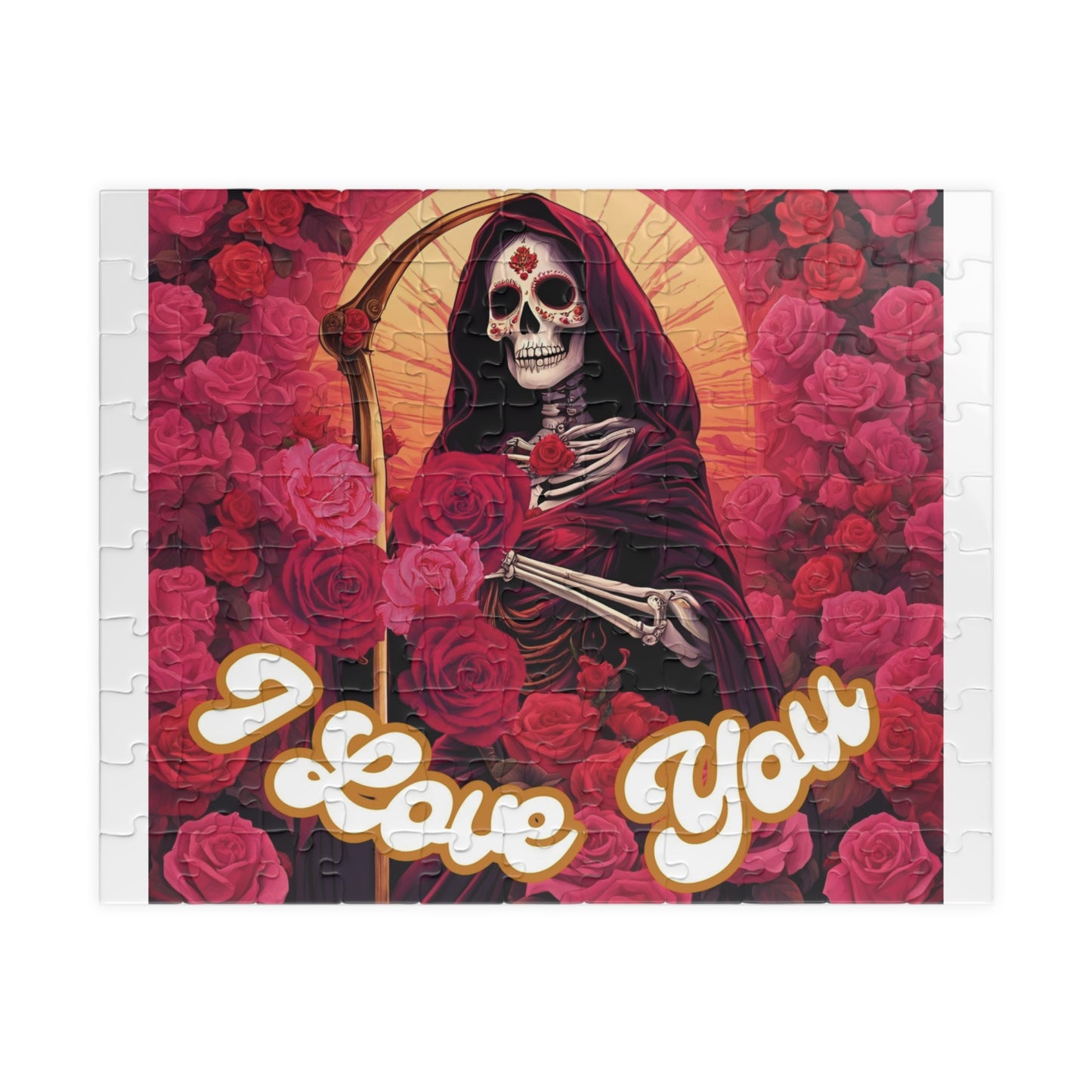 "I Love You" Santa Muerte Puzzle