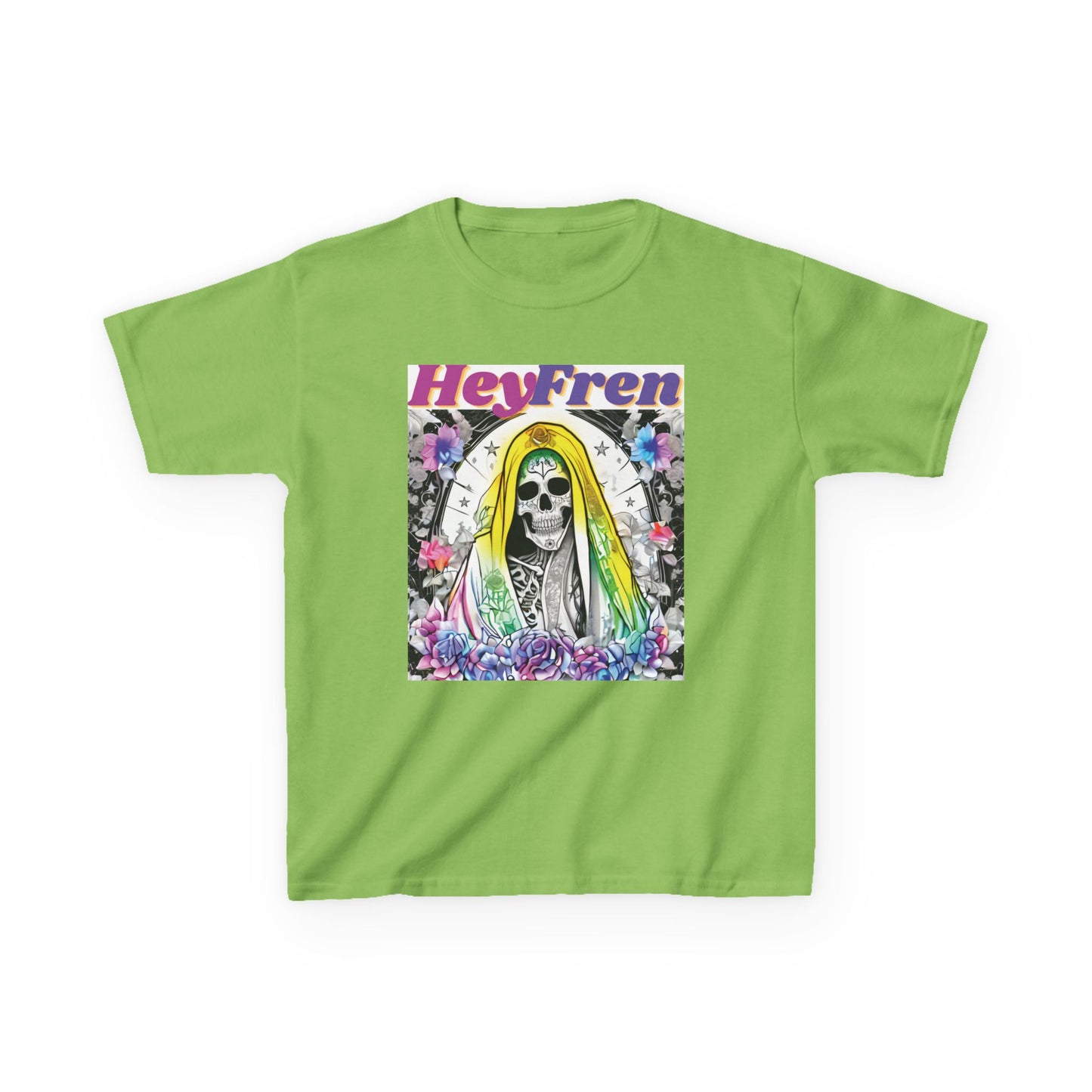 Kids "Hey Fren" Santa Muerte Graphic Tee