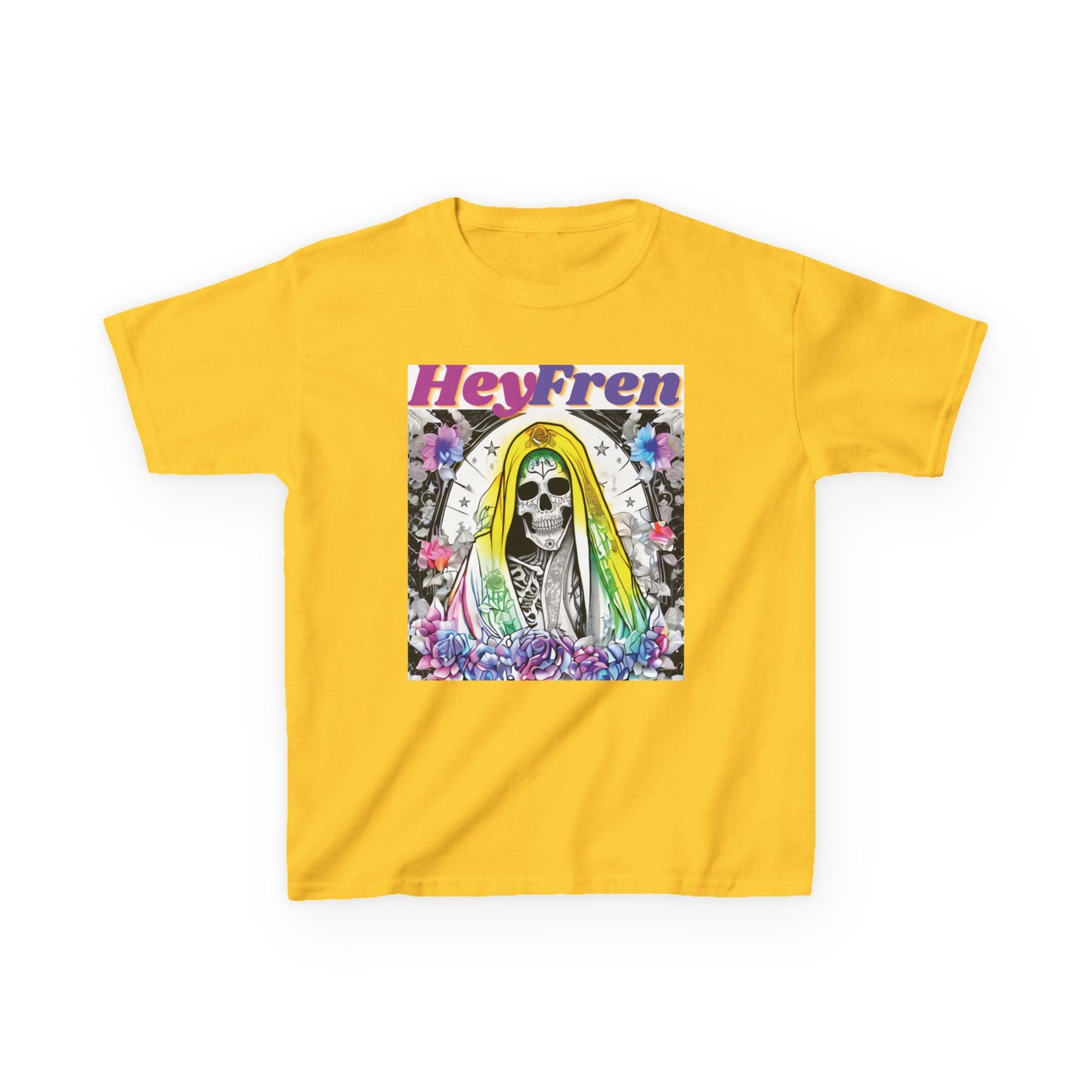 Kids "Hey Fren" Santa Muerte Graphic Tee
