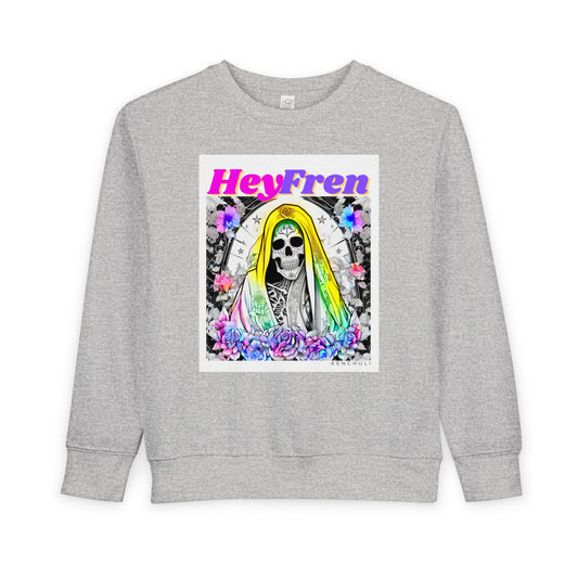 Toddlers "Hey Fren" Santa Muerte Sweatshirt