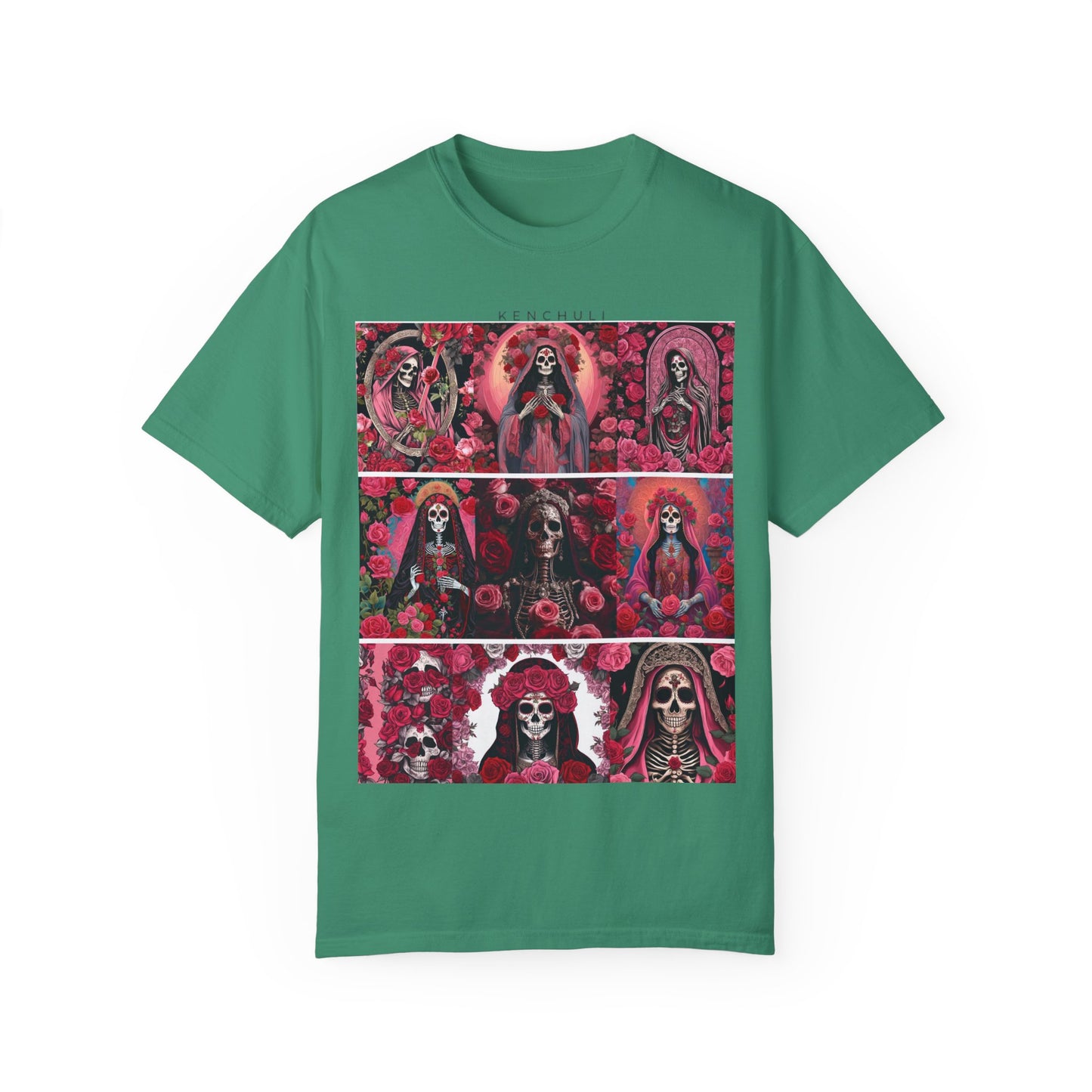 Santa Muerte Flores T-Shirt