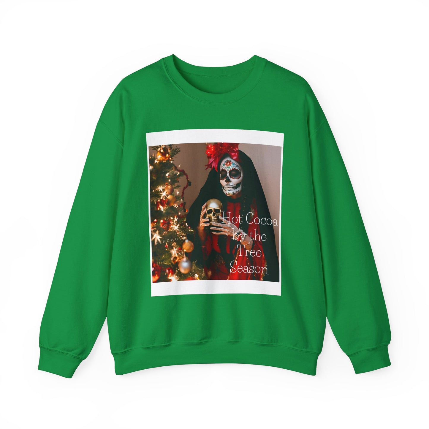 "Hot Cocoa by The Tree Season" Crewneck Sweatshirt