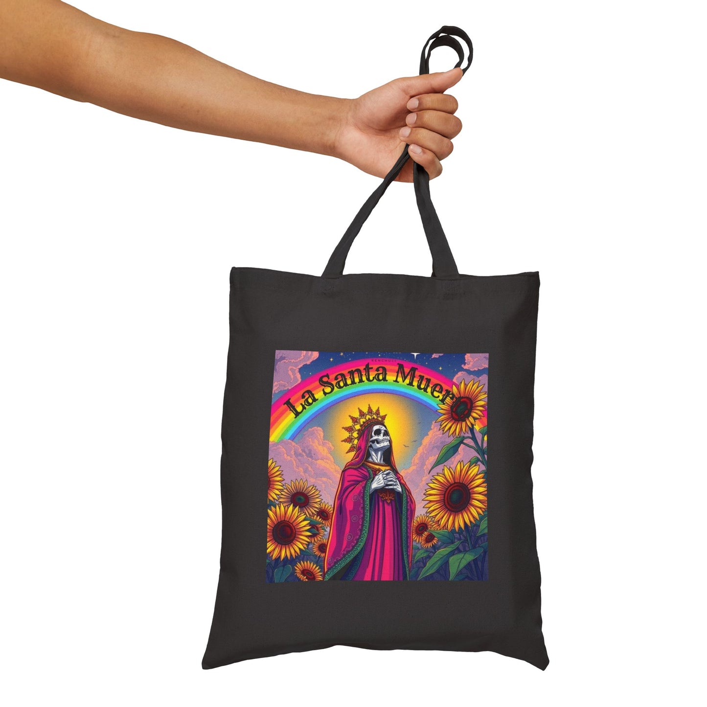 La Santa Muerte Canvas Tote Bag