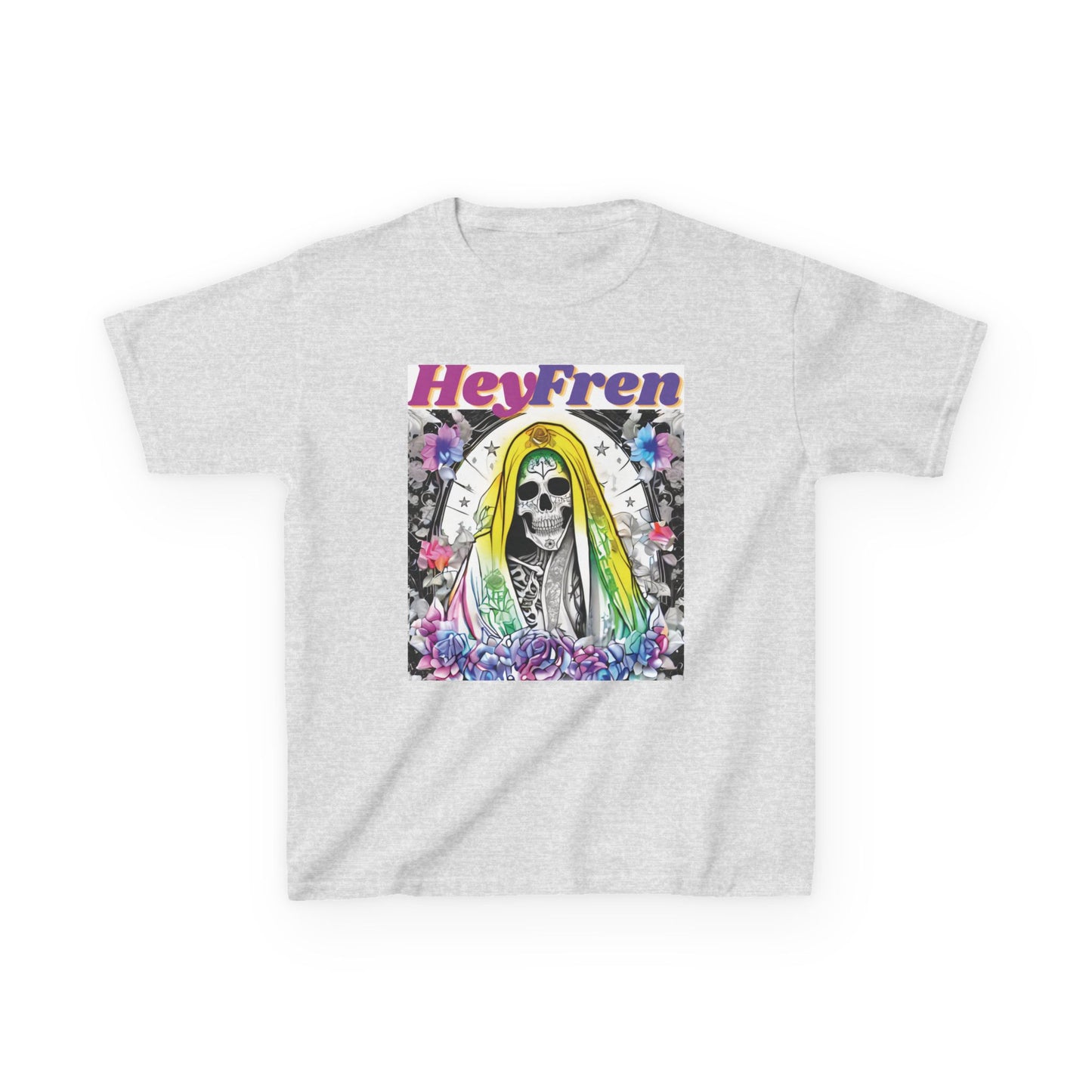 Kids "Hey Fren" Santa Muerte Graphic Tee