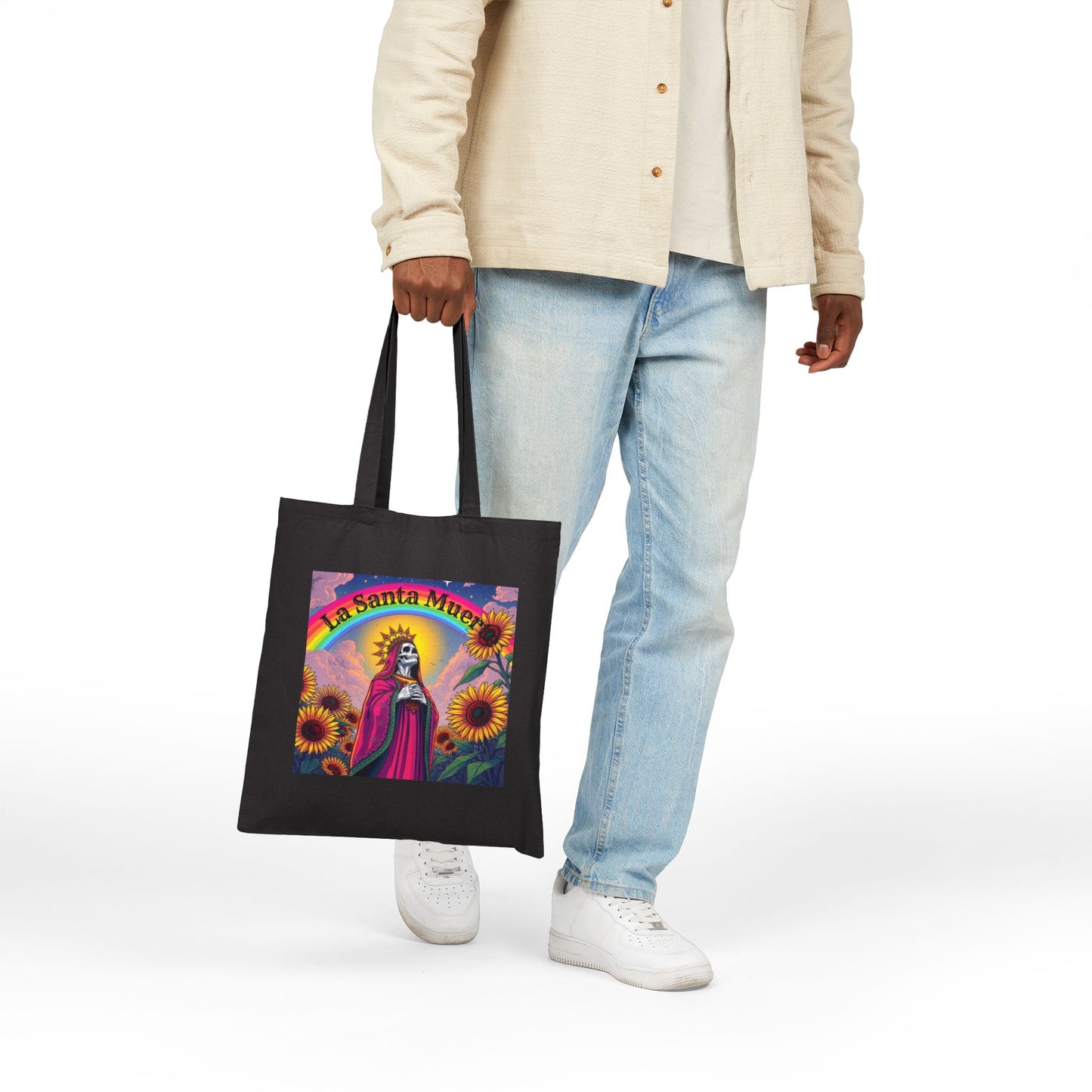 La Santa Muerte Canvas Tote Bag