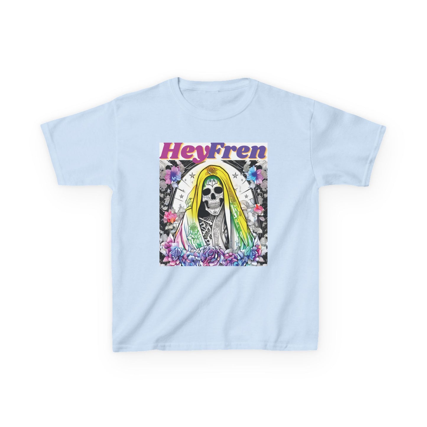 Kids "Hey Fren" Santa Muerte Graphic Tee