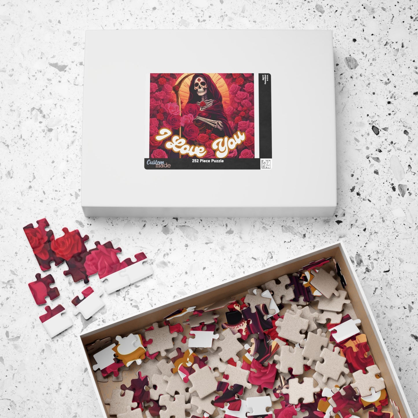 "I Love You" Santa Muerte Puzzle
