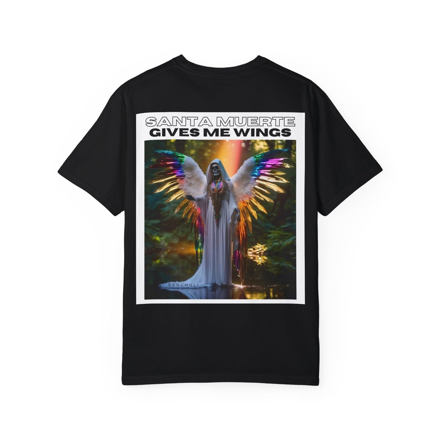 Santa Muerte Winged T-shirt