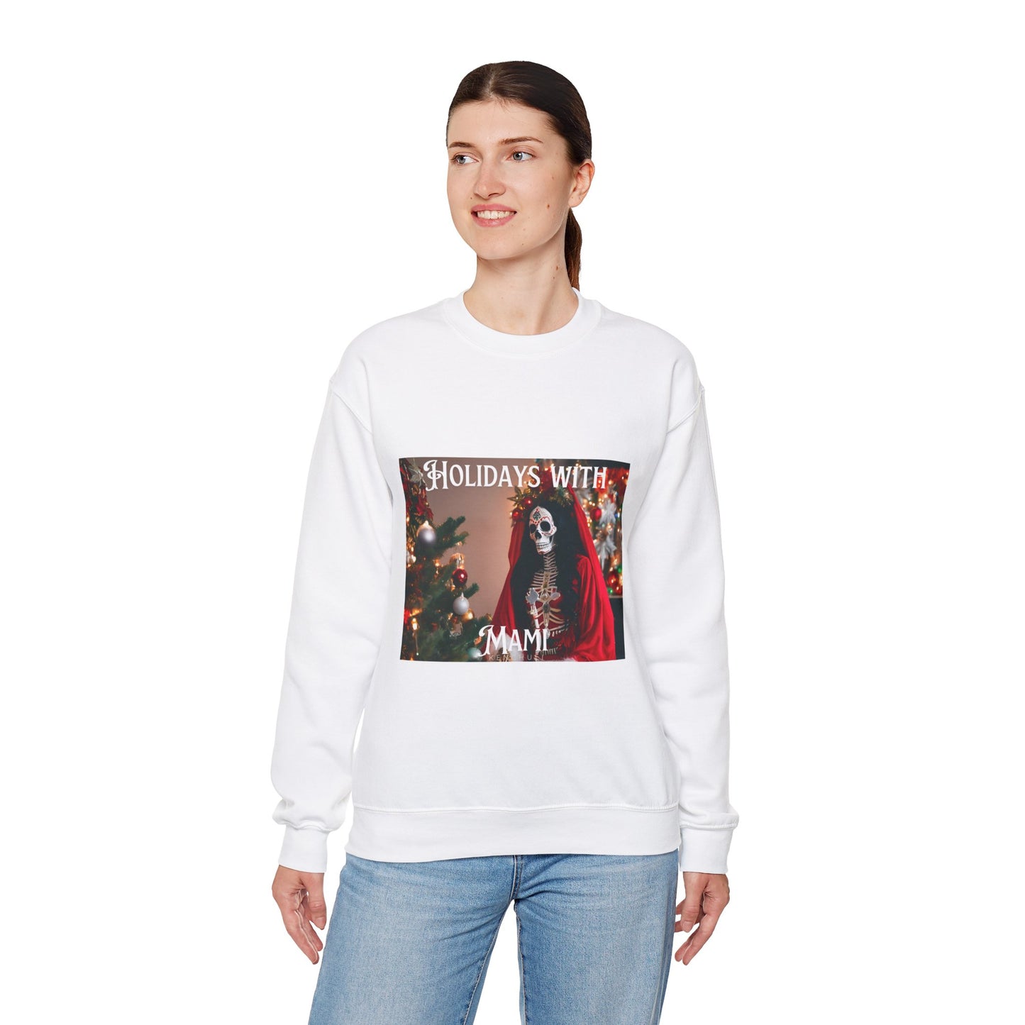 "Holidays with Mami" Crewneck Sweatshirt