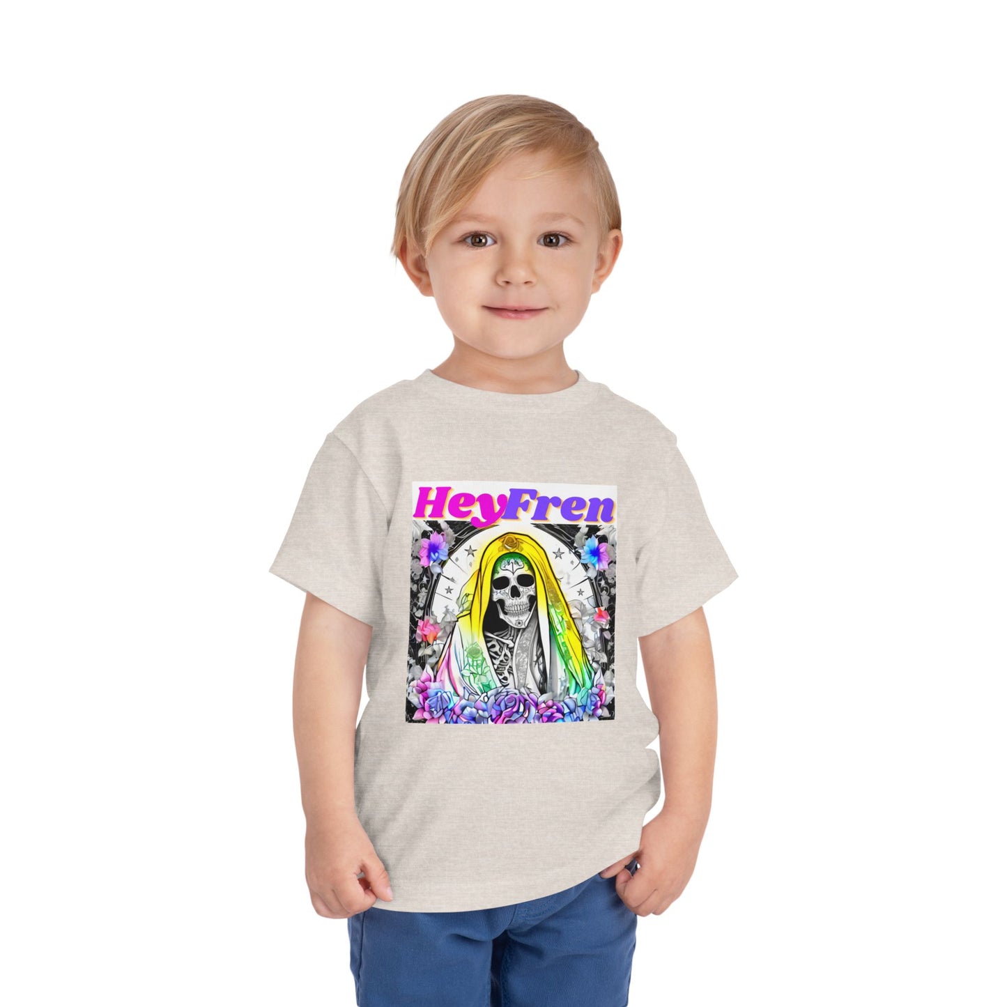 Toddlers "HeyFren" Santa Muerte Tee