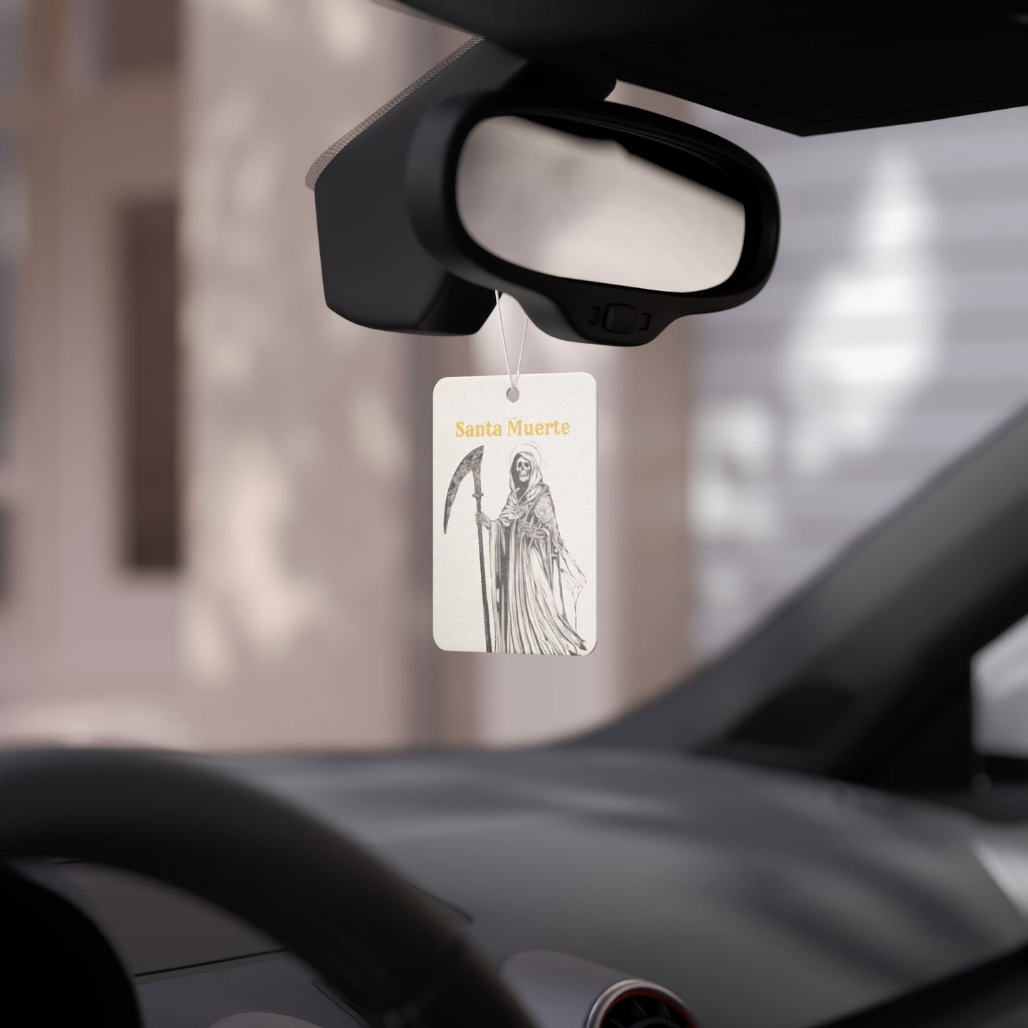 Santa Muerte Car Air Freshener