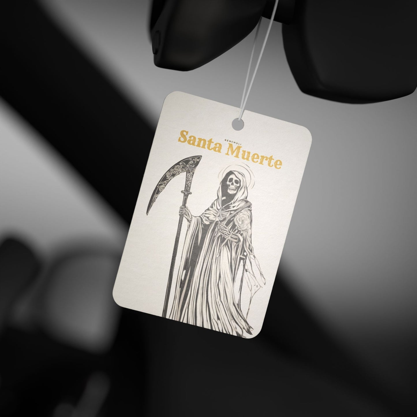 Santa Muerte Car Air Freshener