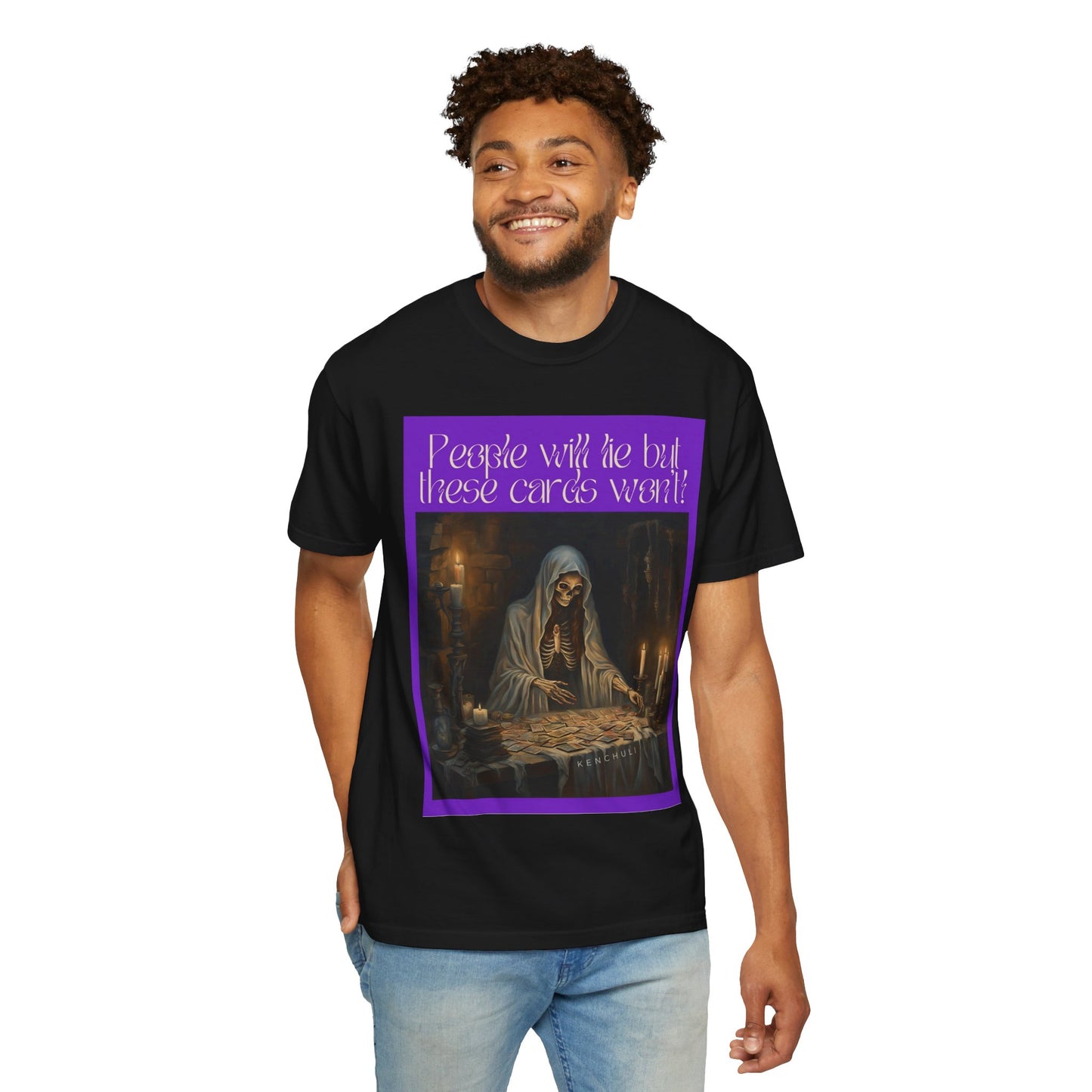 Santa Muerte Cards Don't Lie T-Shirt