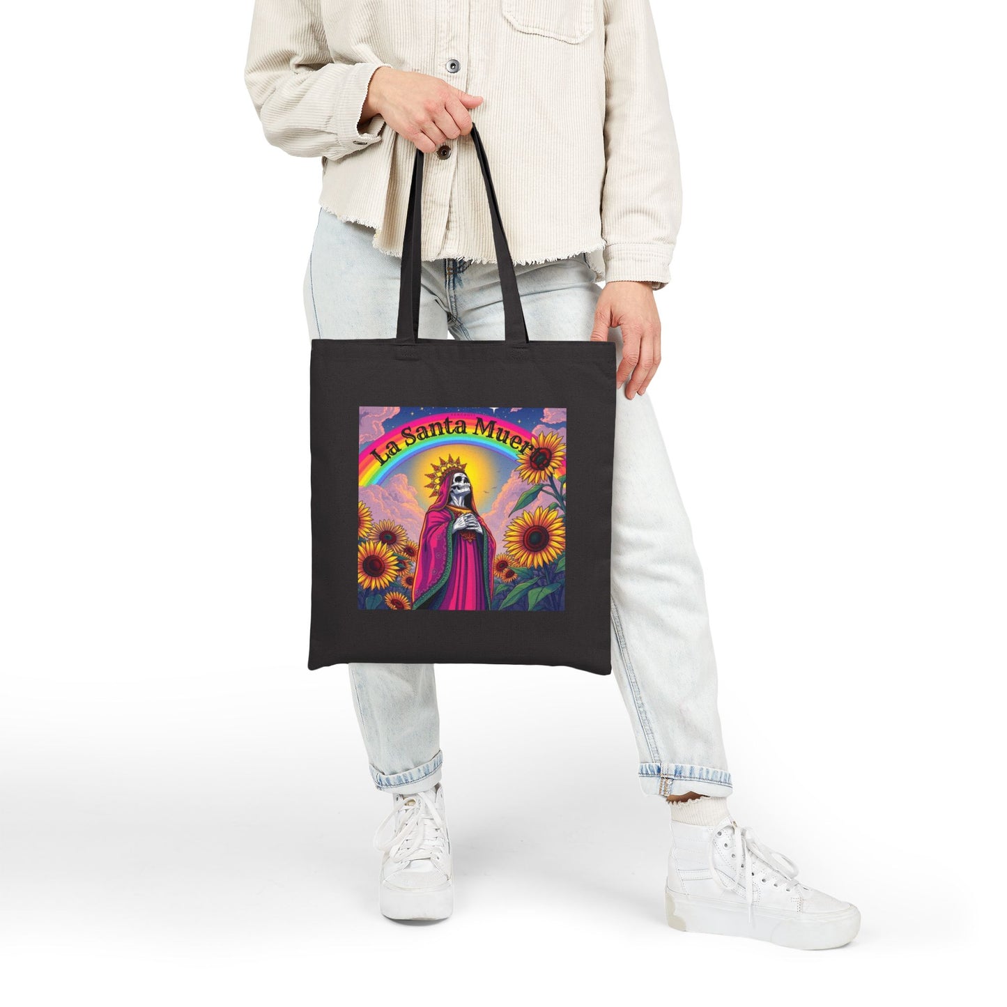 La Santa Muerte Canvas Tote Bag