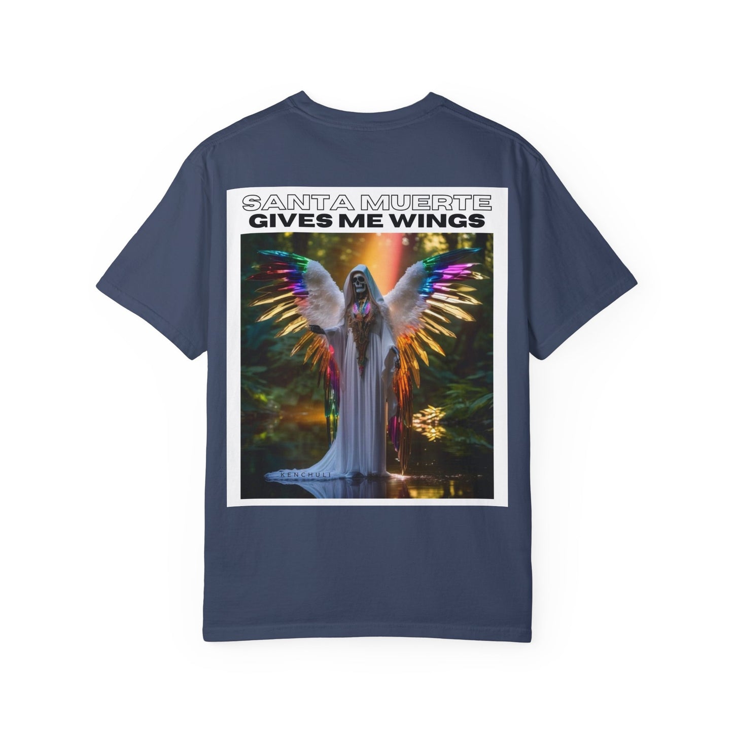 Santa Muerte Winged T-shirt