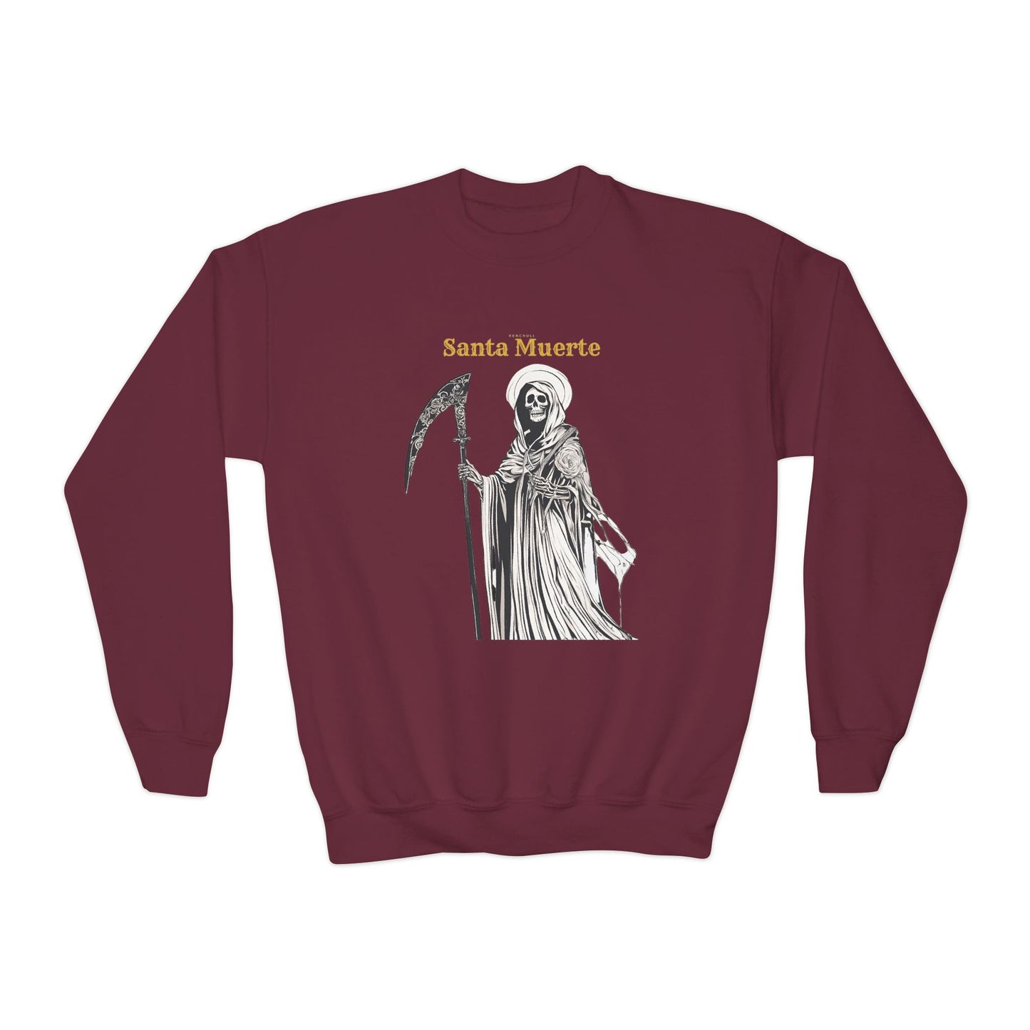 Kids Santa Muerte Crewneck Sweatshirt