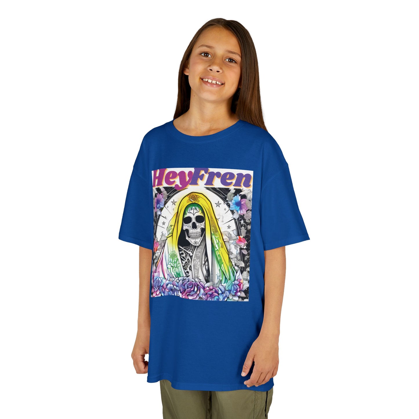 Kids "Hey Fren" Santa Muerte Graphic Tee