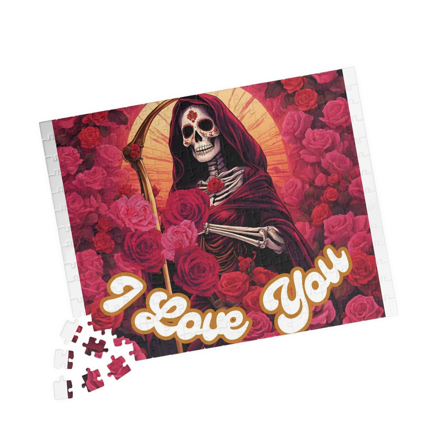 "I Love You" Santa Muerte Puzzle