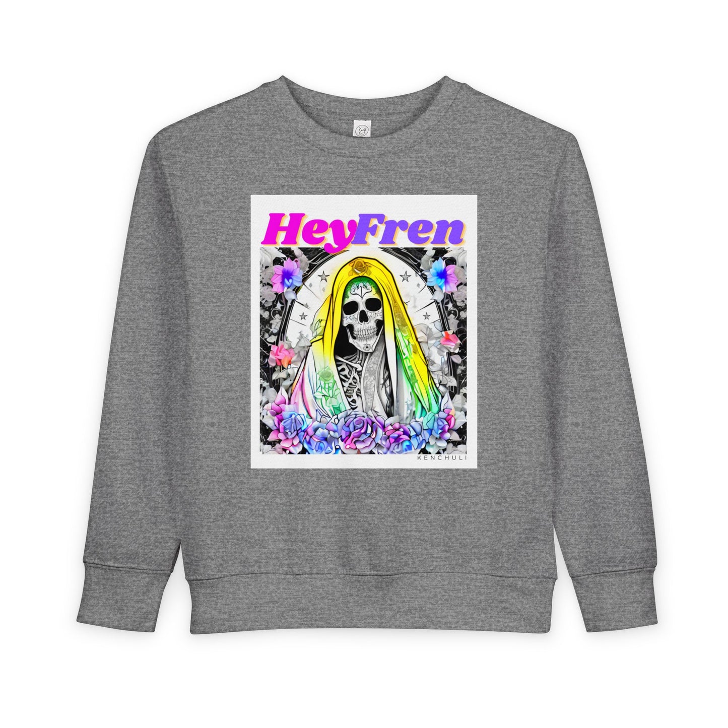 Hey Fren Santa Muerte Toddler Sweatshirt