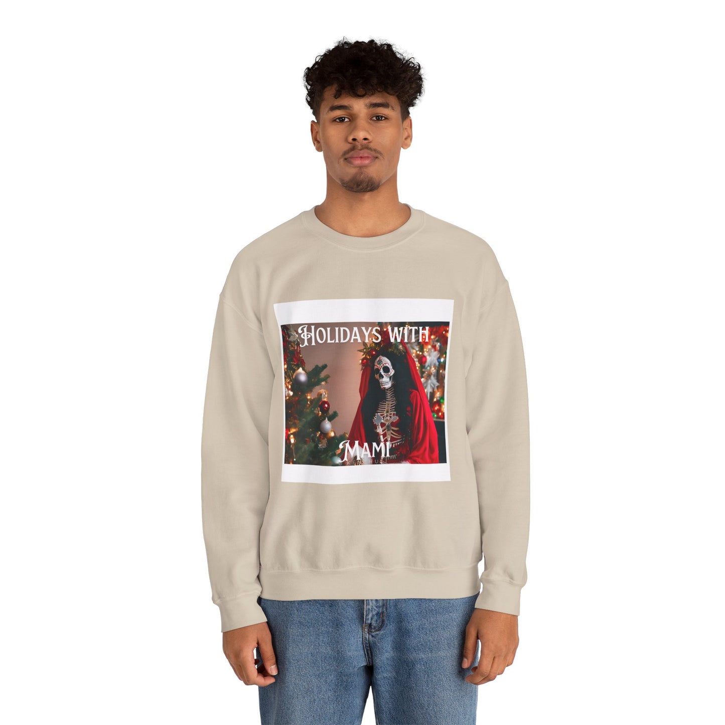 "Holidays with Mami" Crewneck Sweatshirt