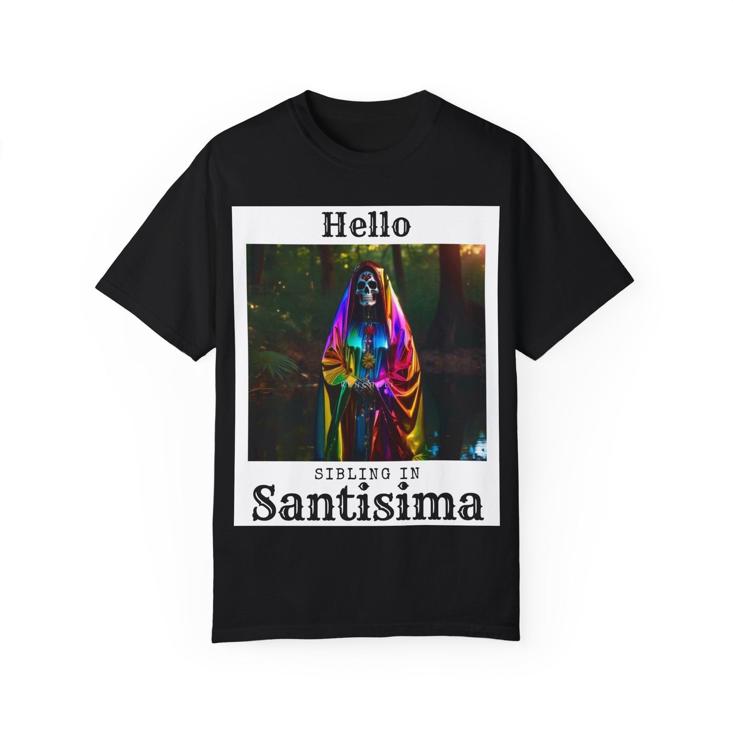 Santa Muerte Sibling in Santisima T-Shirt