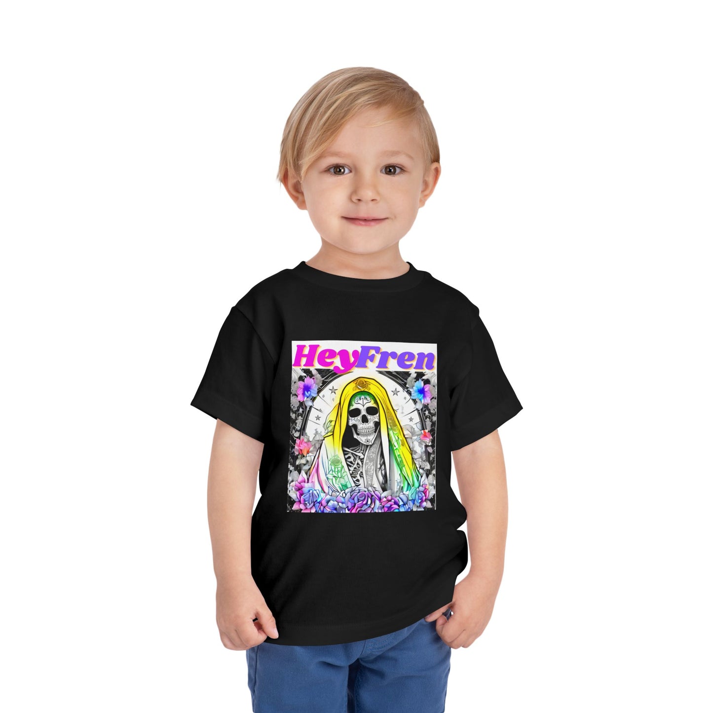 Toddlers "HeyFren" Santa Muerte Tee