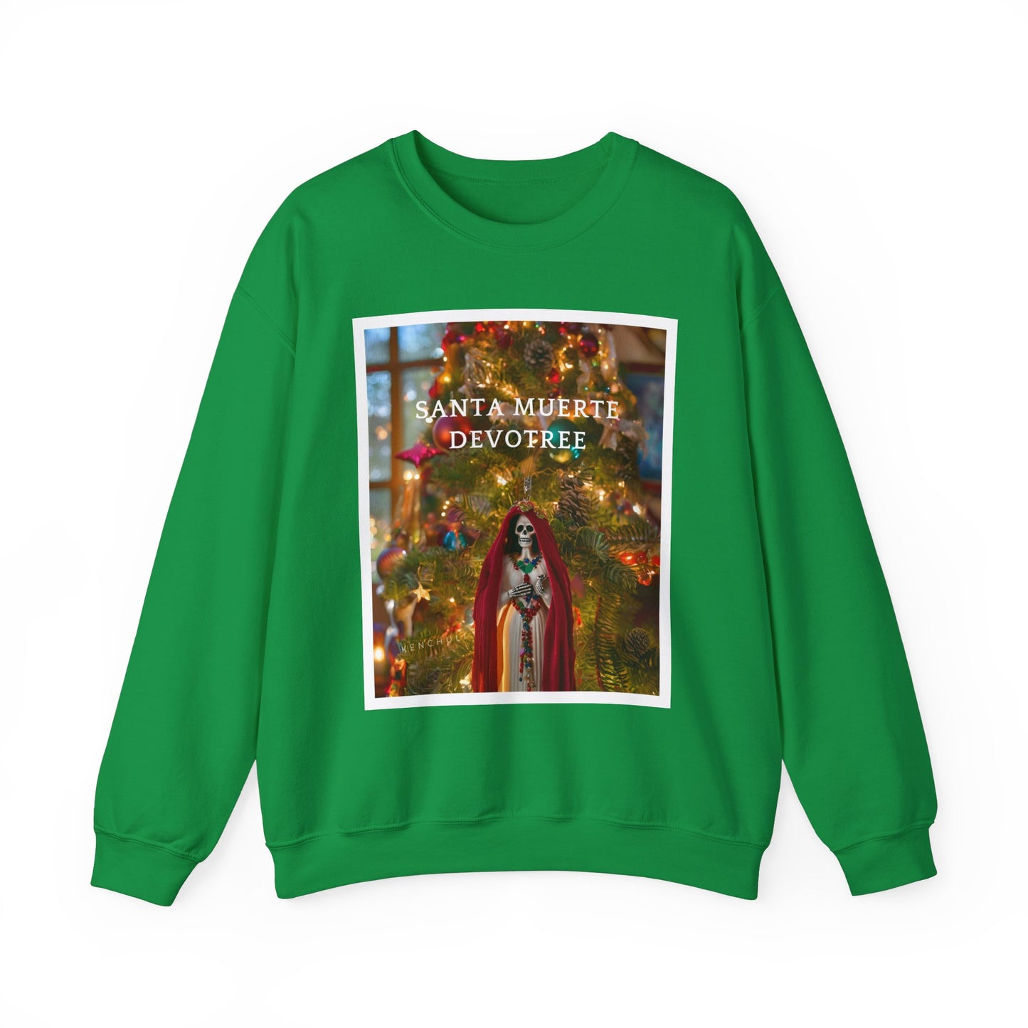 "Santa Muerte Devotree" Crewneck Sweatshirt