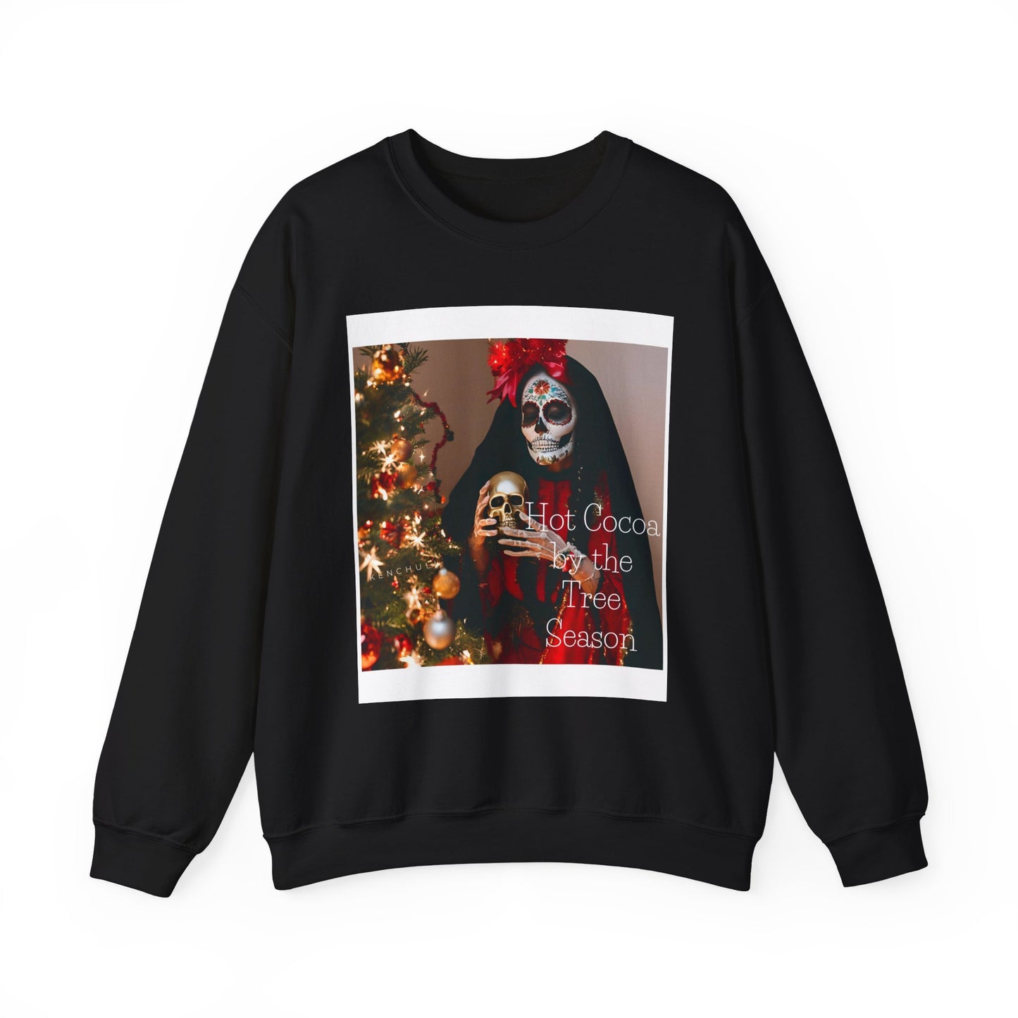 "Hot Cocoa by The Tree Season" Crewneck Sweatshirt