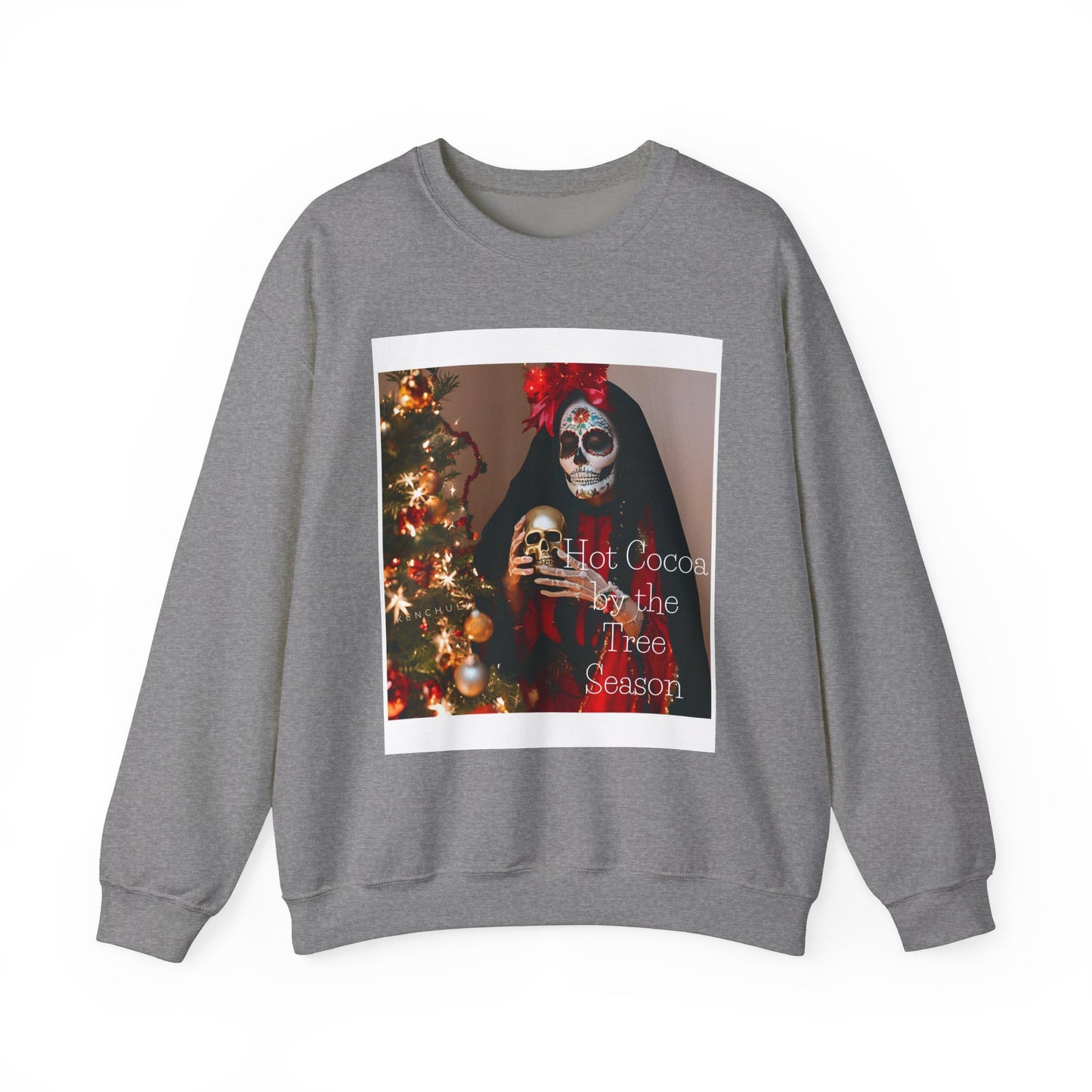 "Hot Cocoa by The Tree Season" Crewneck Sweatshirt