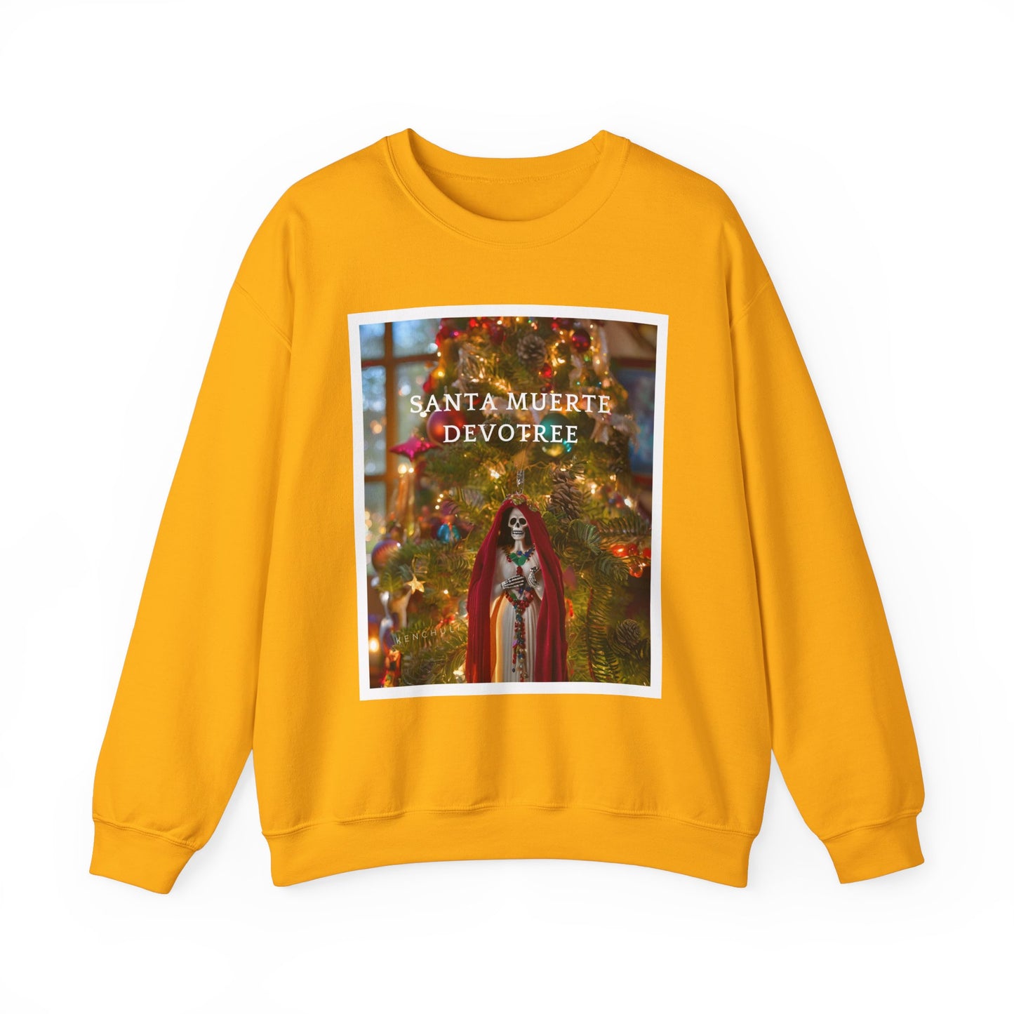 "Santa Muerte Devotree" Crewneck Sweatshirt