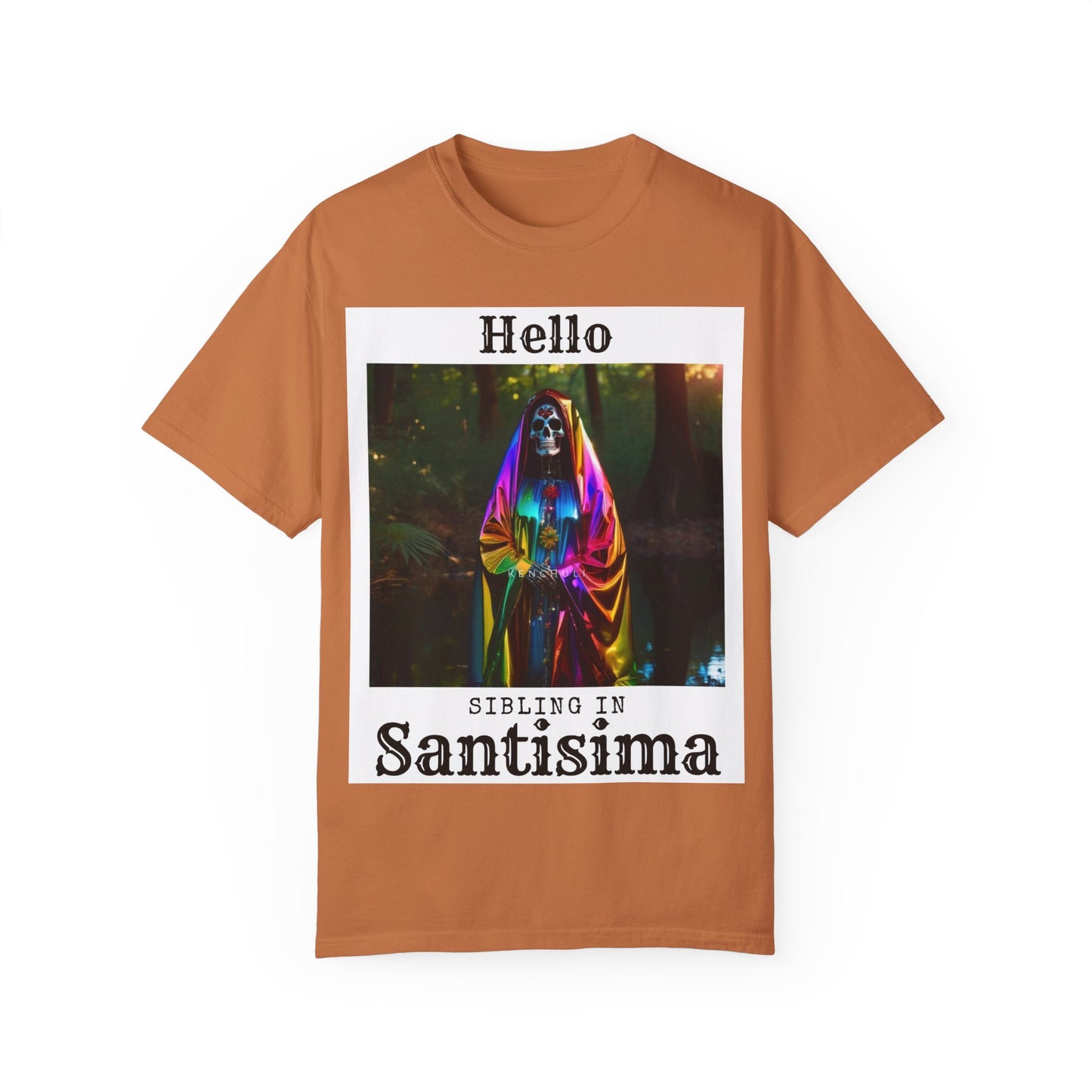 Santa Muerte Sibling in Santisima T-Shirt