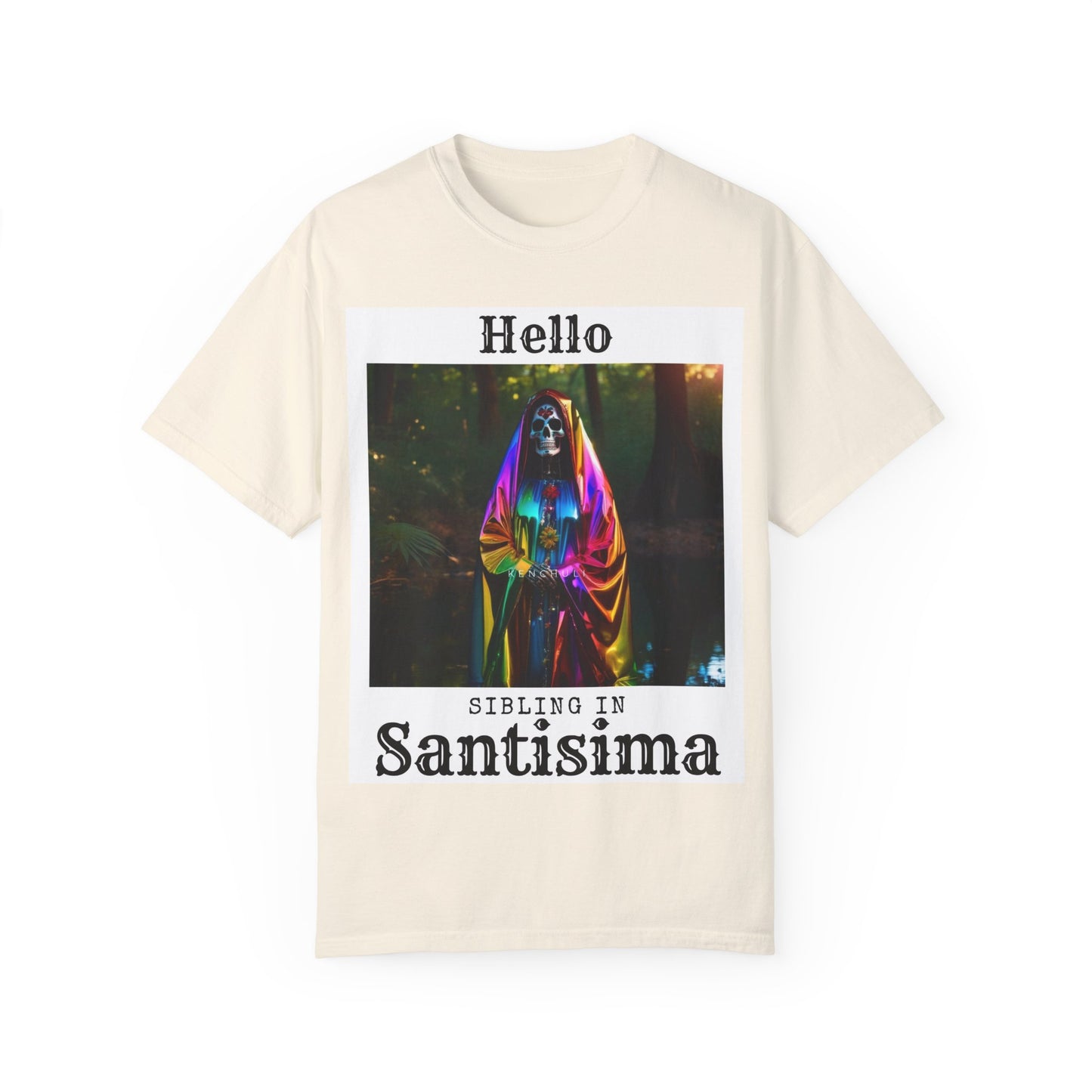 Santa Muerte Sibling in Santisima T-Shirt