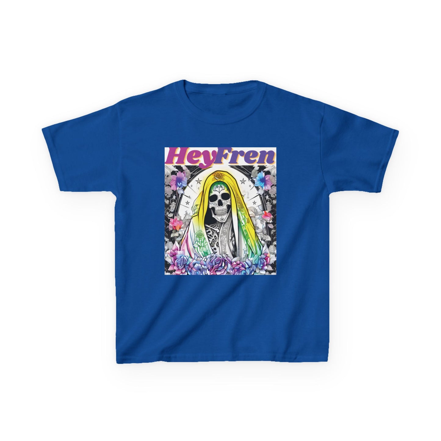 Kids "Hey Fren" Santa Muerte Graphic Tee
