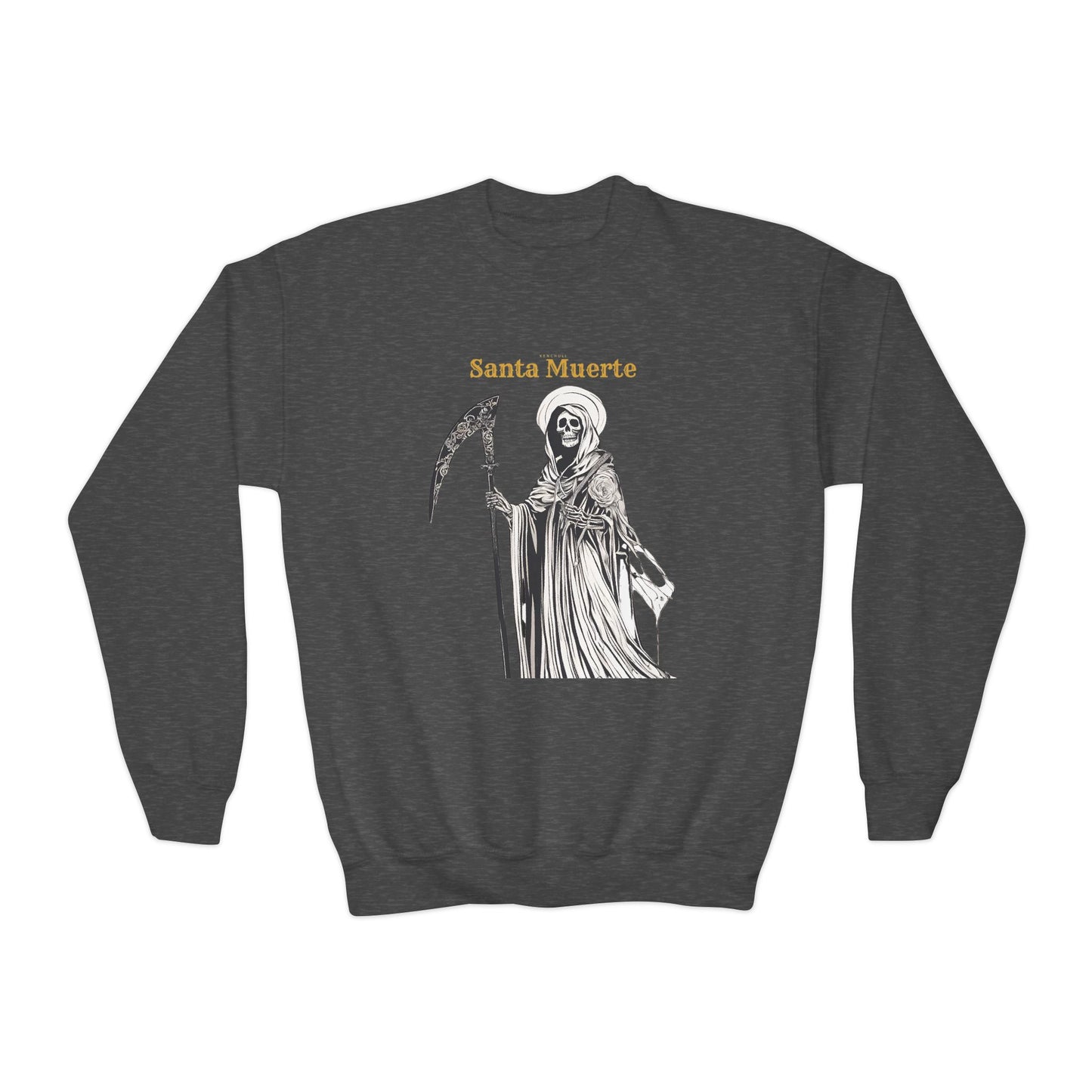 Kids Santa Muerte Crewneck Sweatshirt