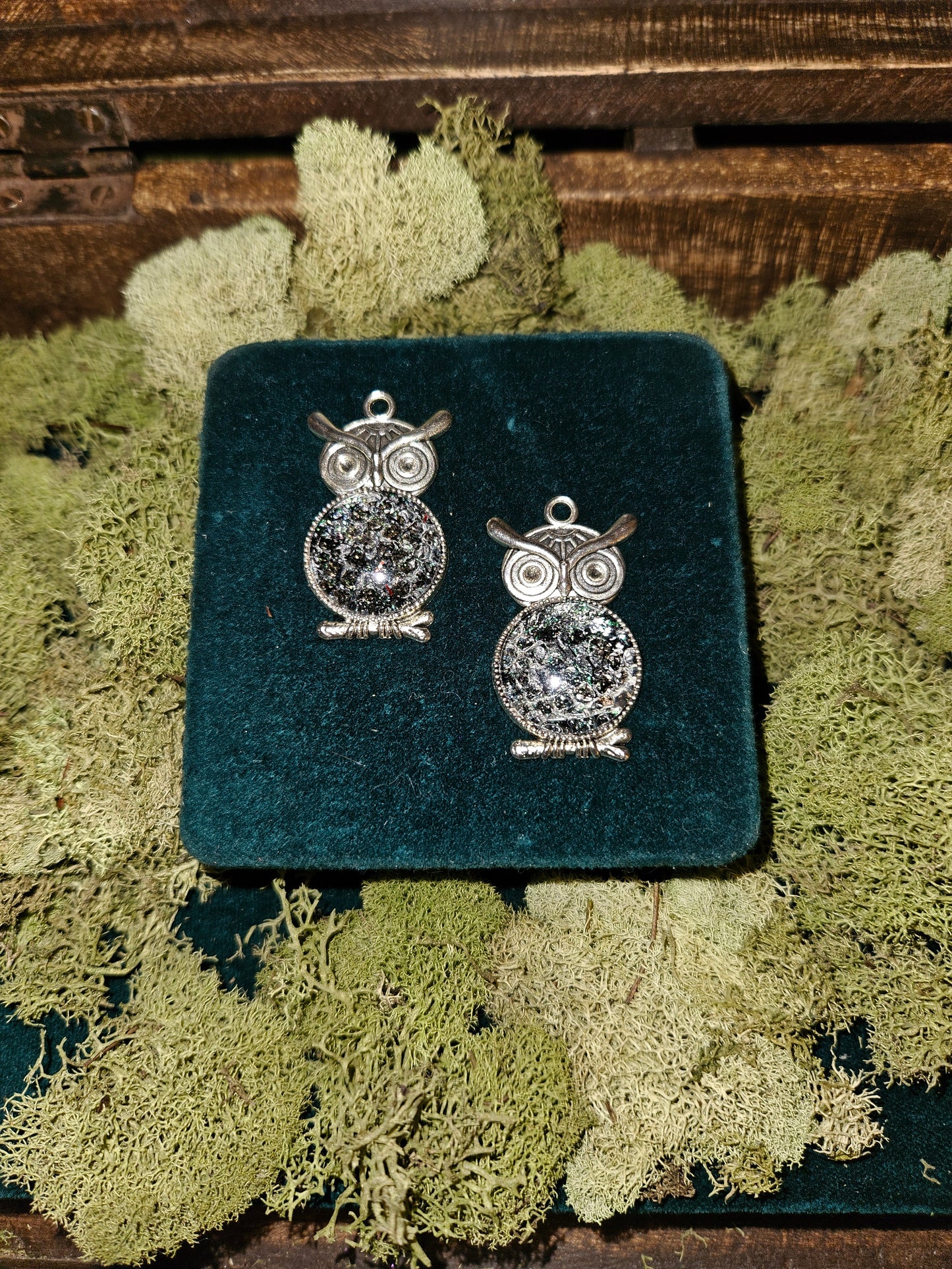 Owl Snake Shed Pendant