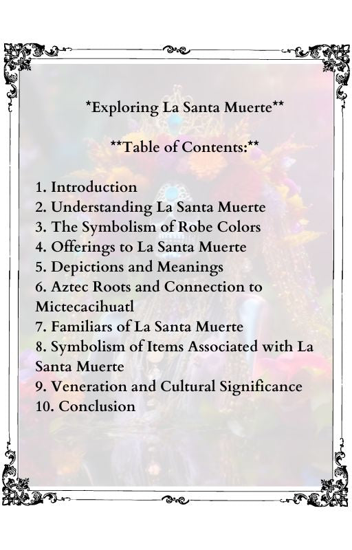 La Santa Muerte an E-Book