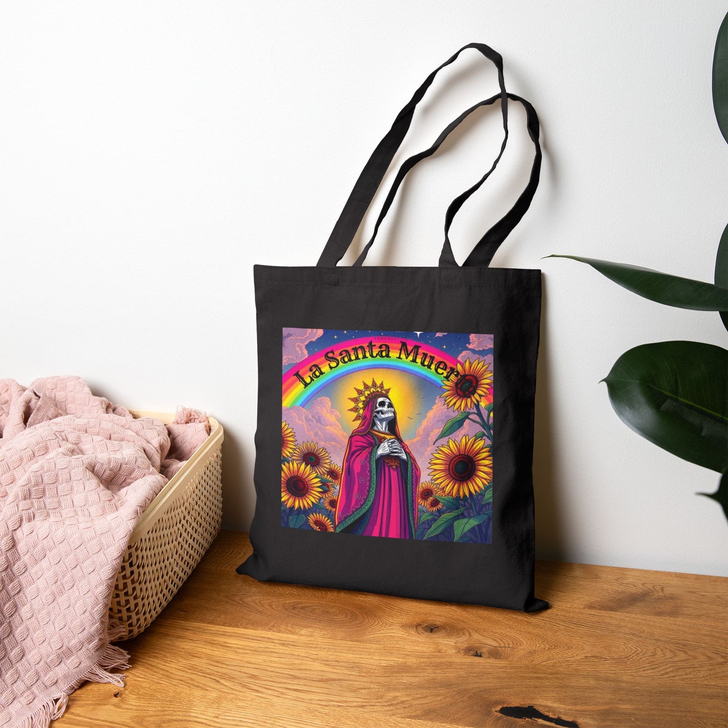 La Santa Muerte Canvas Tote Bag