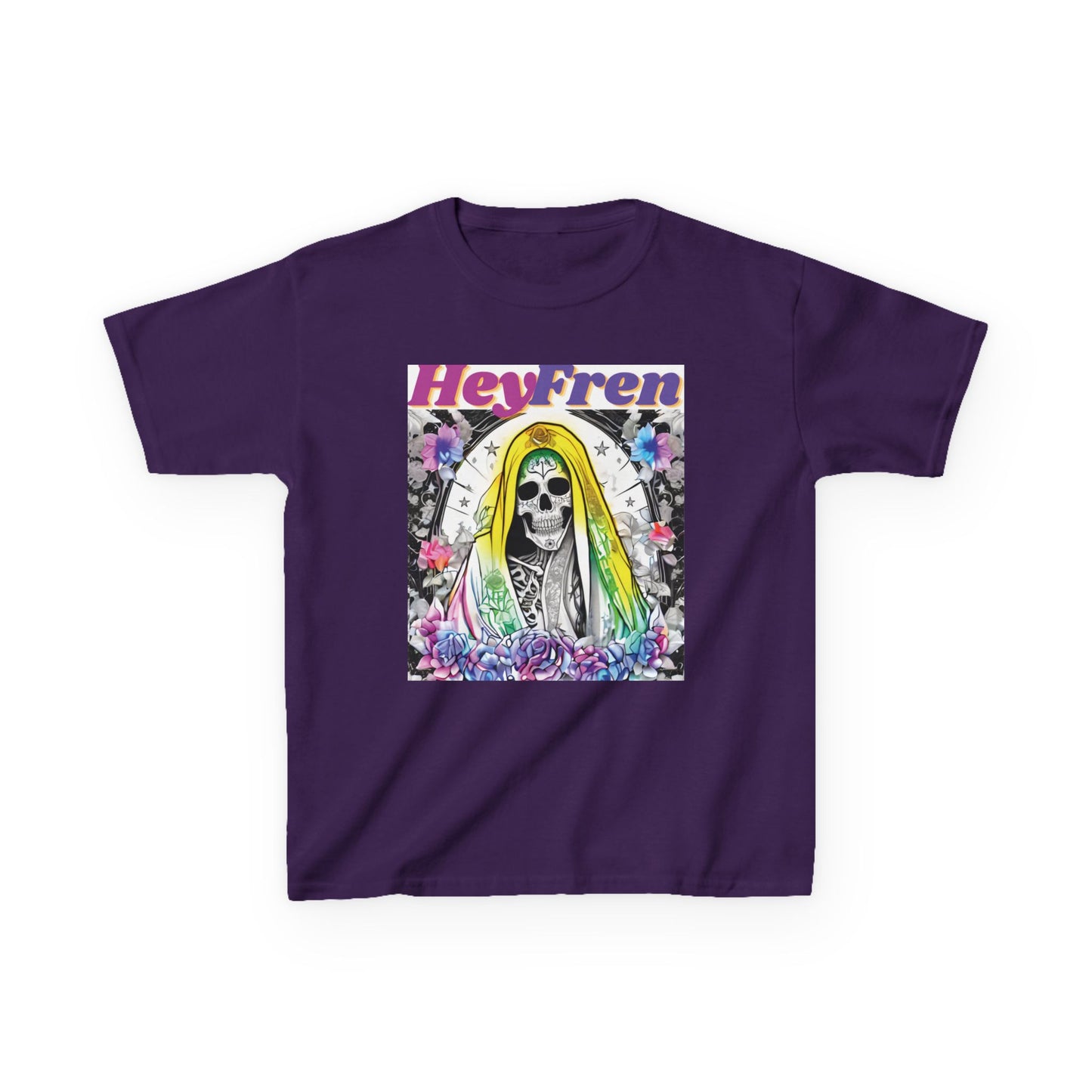 Kids "Hey Fren" Santa Muerte Graphic Tee