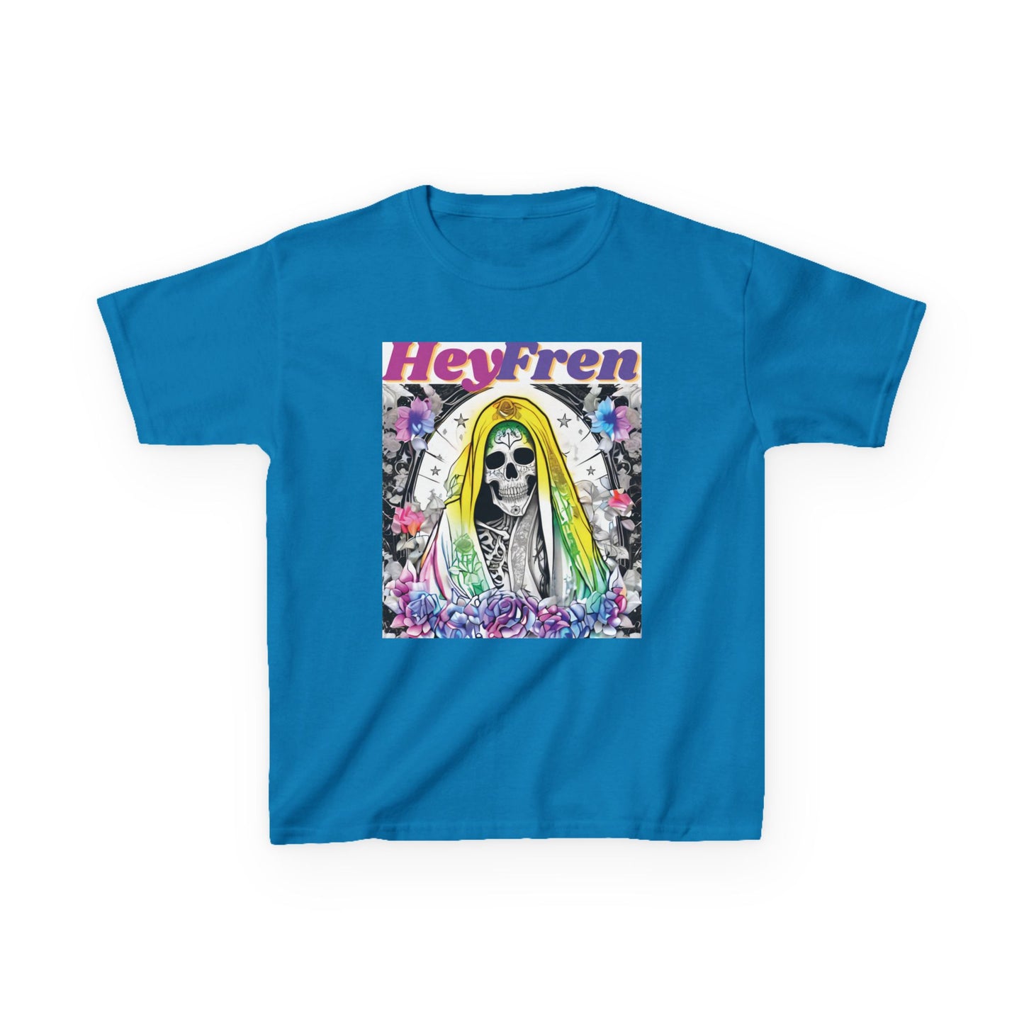 Kids "Hey Fren" Santa Muerte Graphic Tee