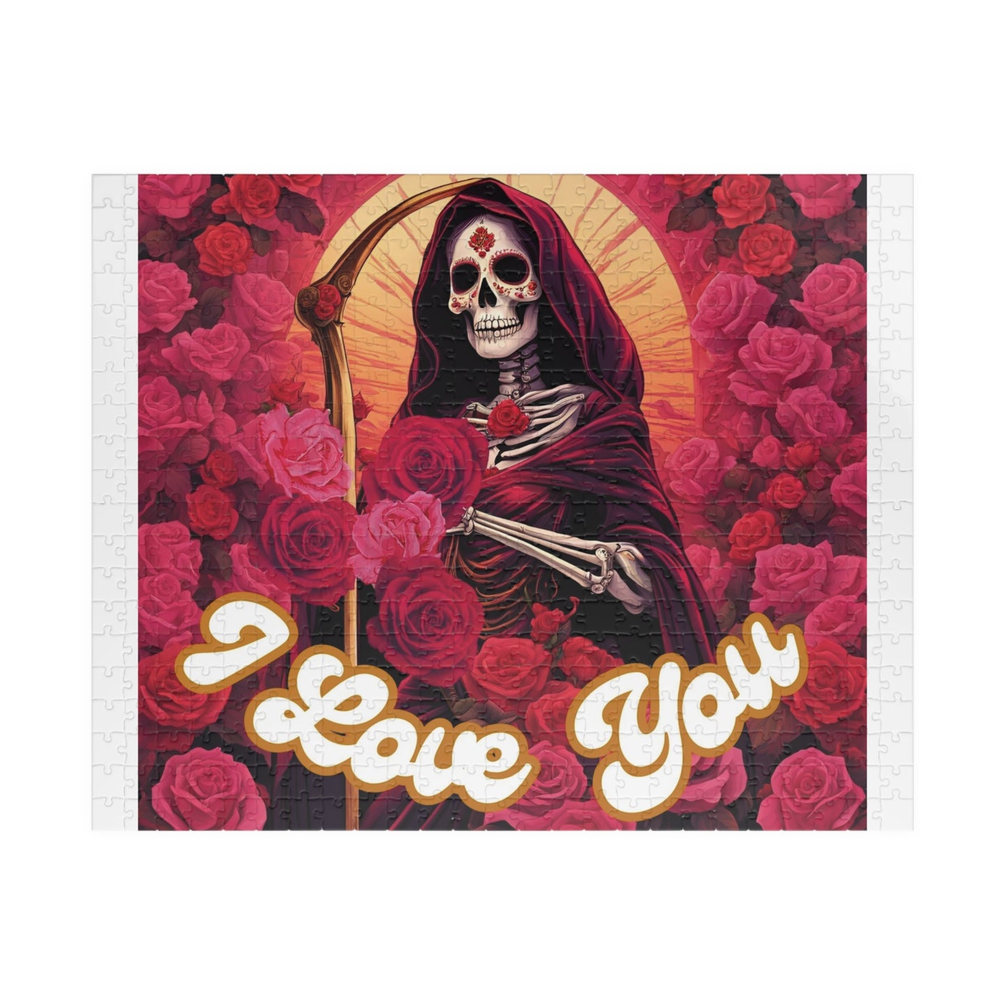 "I Love You" Santa Muerte Puzzle