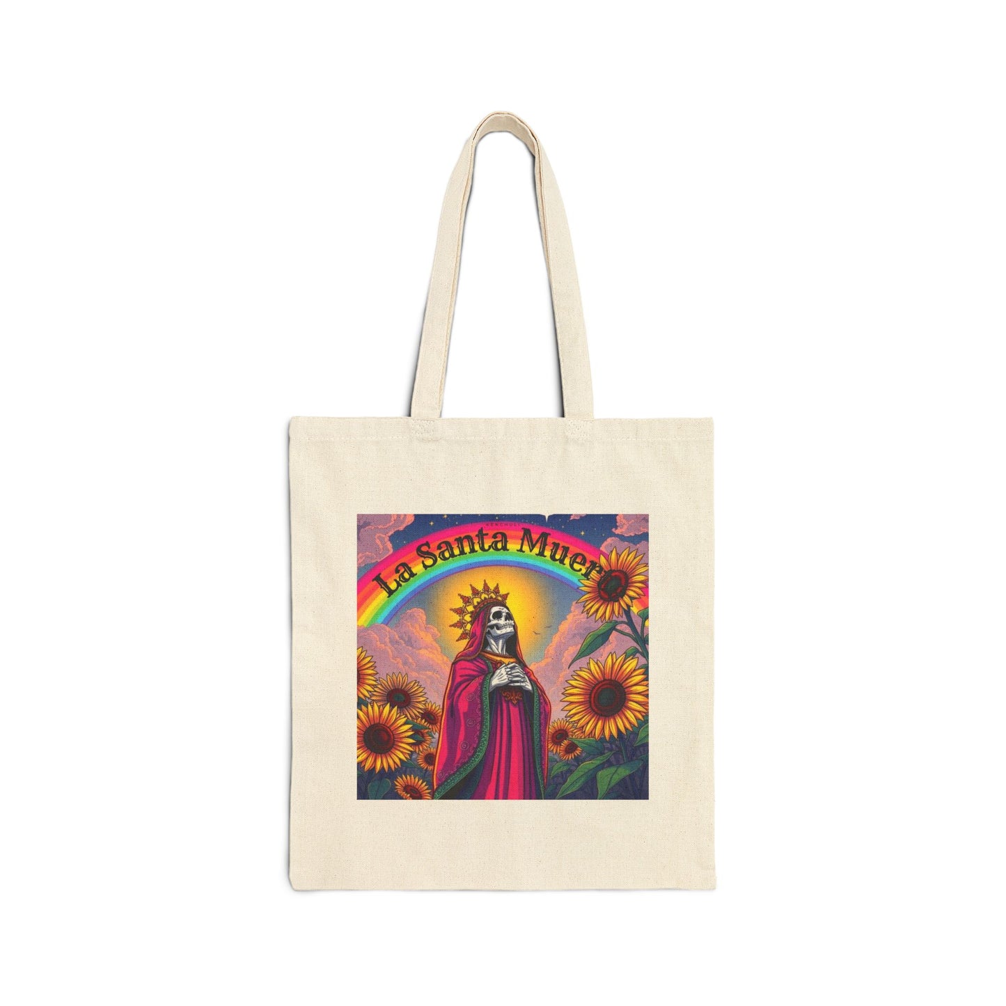 La Santa Muerte Canvas Tote Bag