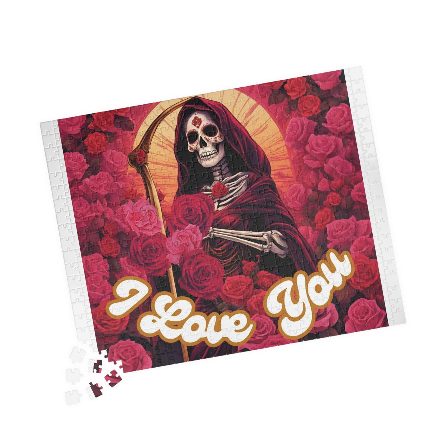 "I Love You" Santa Muerte Puzzle