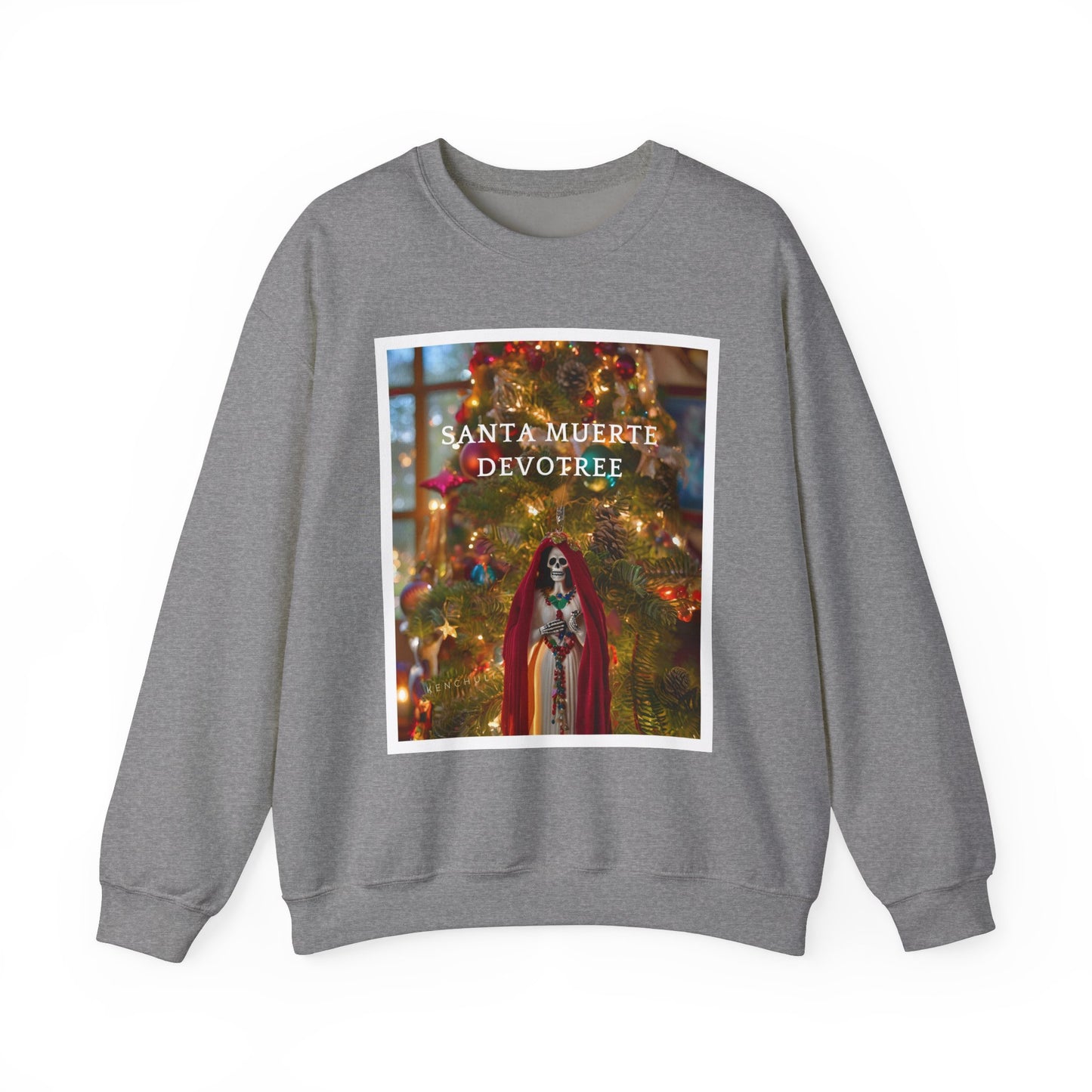 "Santa Muerte Devotree" Crewneck Sweatshirt