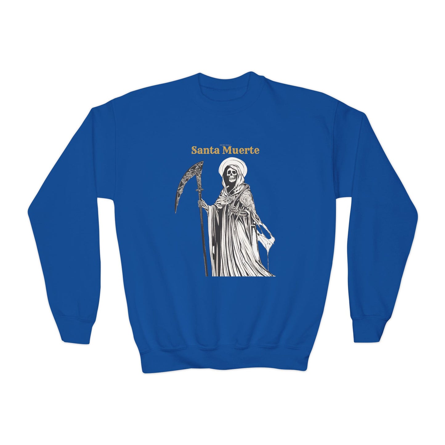 Kids Santa Muerte Crewneck Sweatshirt