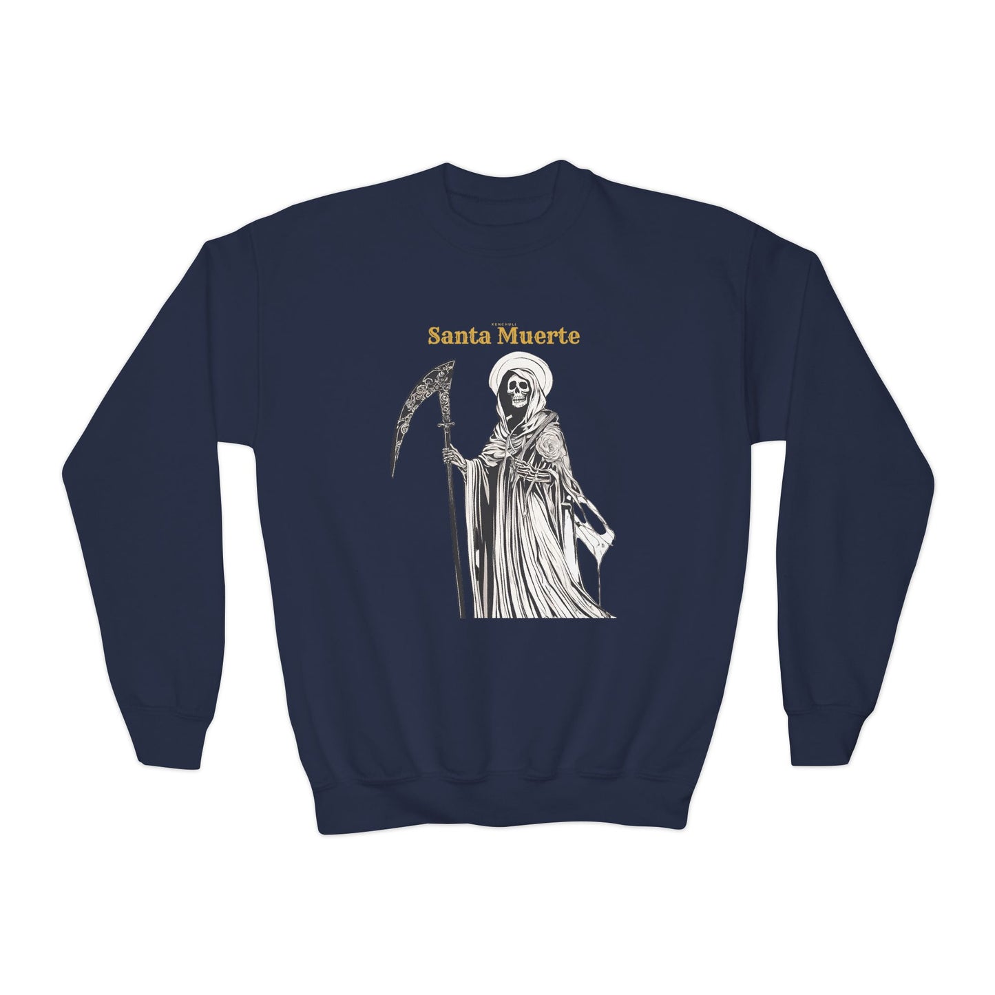 Kids Santa Muerte Crewneck Sweatshirt