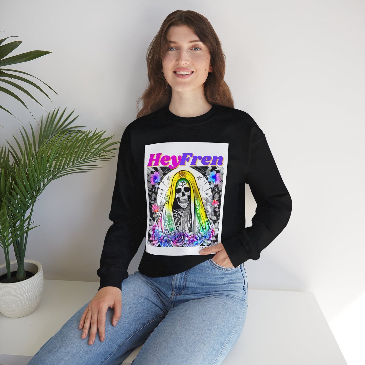 "Hey Fren" Crewneck Sweatshirt