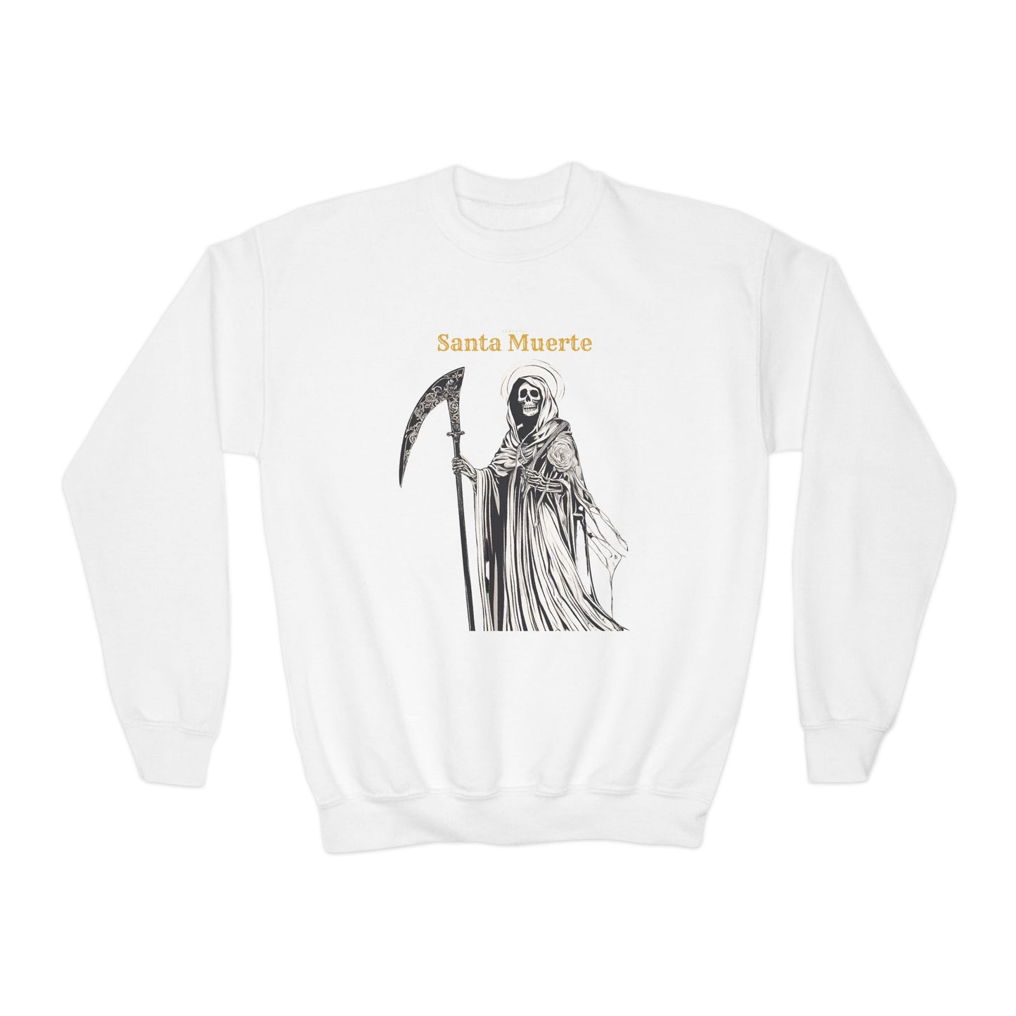 Kids Santa Muerte Crewneck Sweatshirt