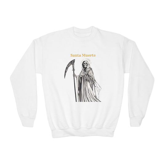 Kids Santa Muerte Crewneck Sweatshirt