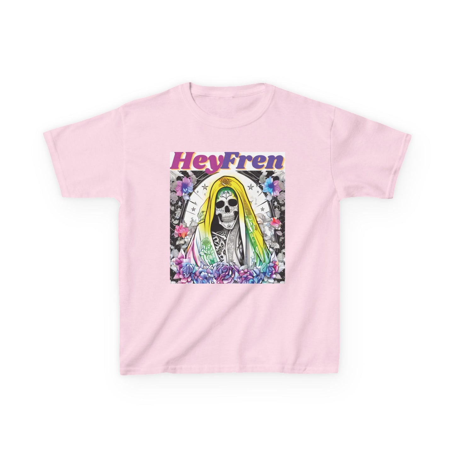 Kids "Hey Fren" Santa Muerte Graphic Tee